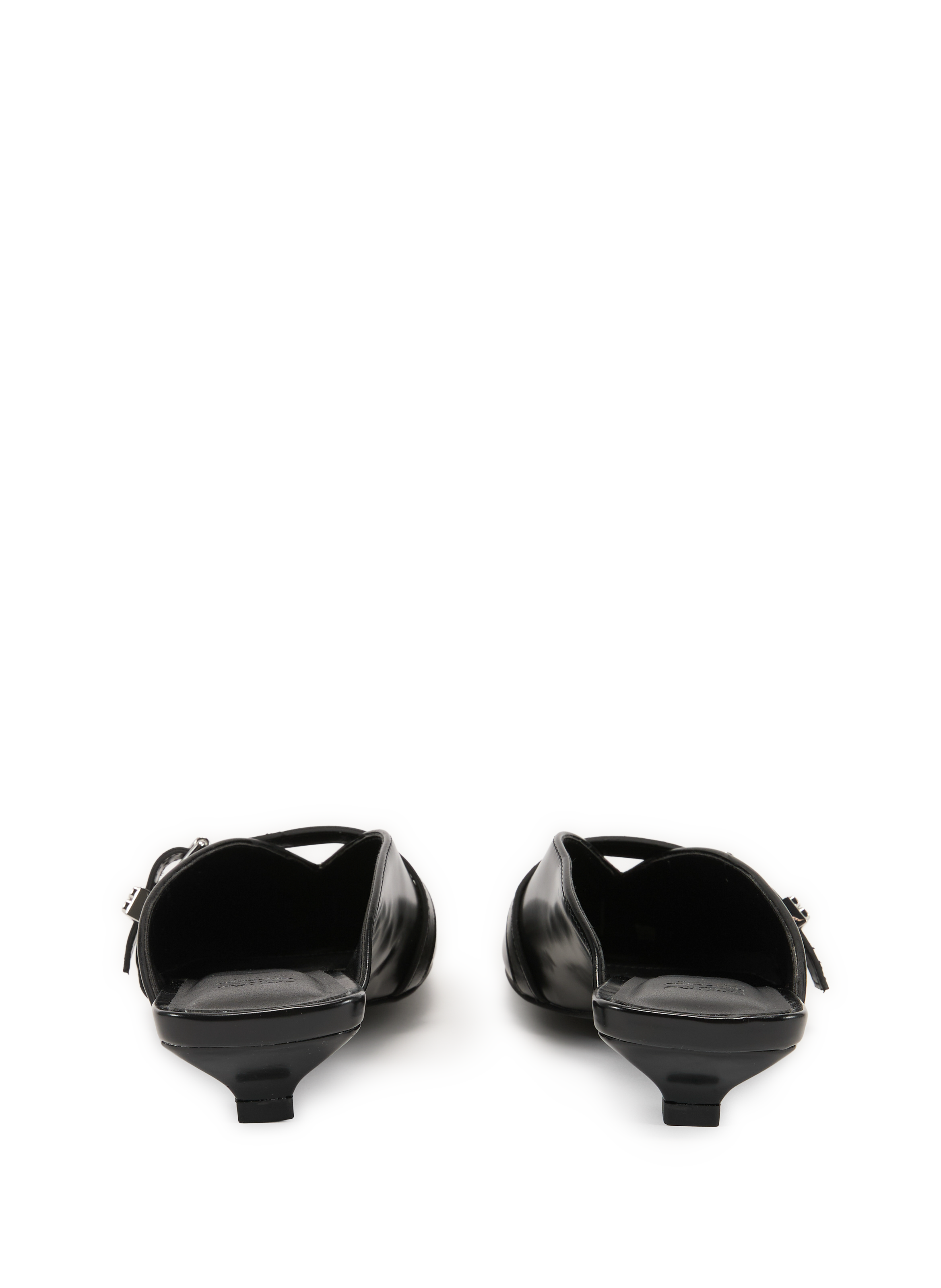 Mules avec lanière à boucle GANNI Noir