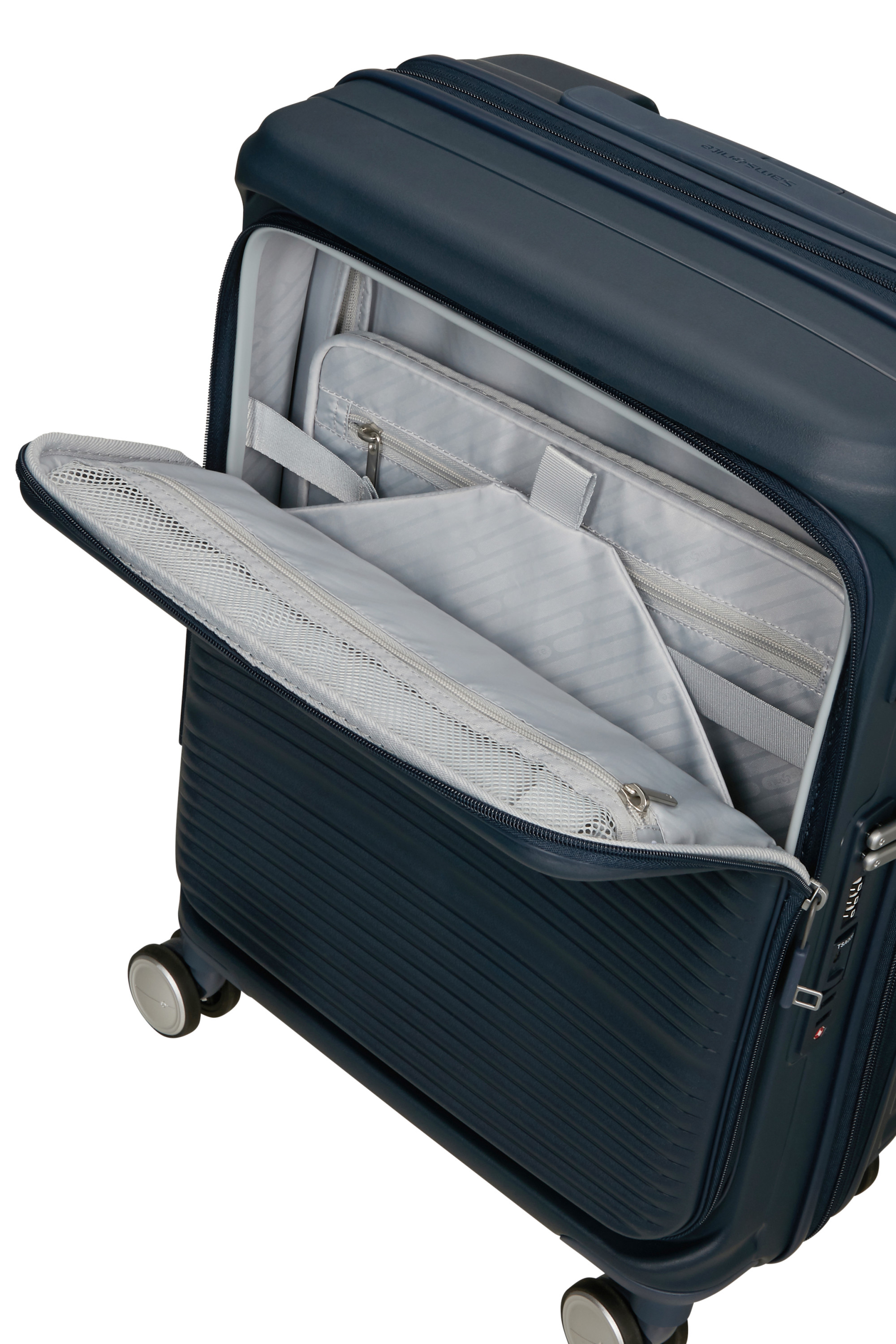 Paralux hs valise 4 roues taille s SAMSONITE Bleu