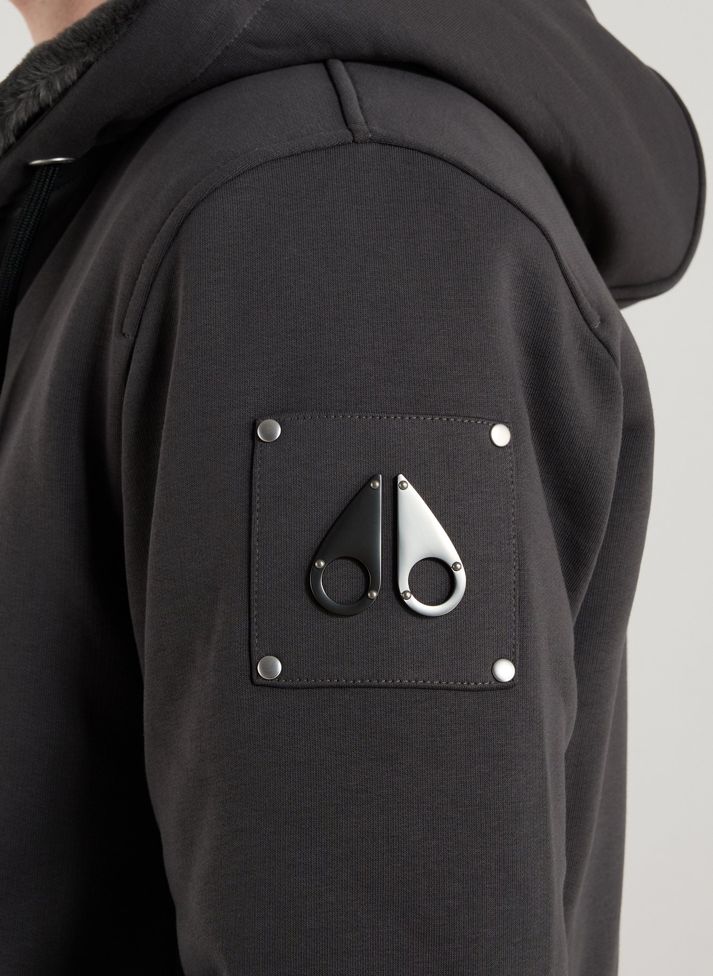 Zip-up hoodie MOOSE KNUCKLES Grey