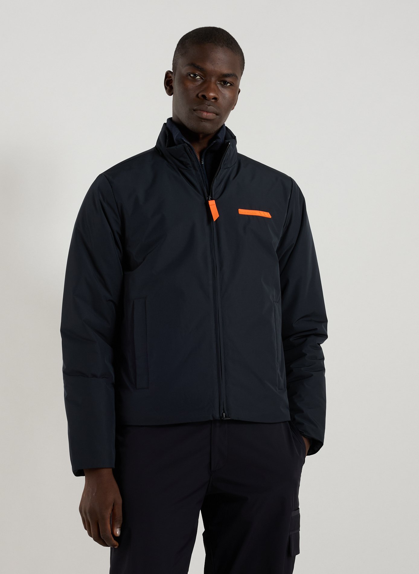 GERTRUDE ET GASTON Veste droite à col montant Noir