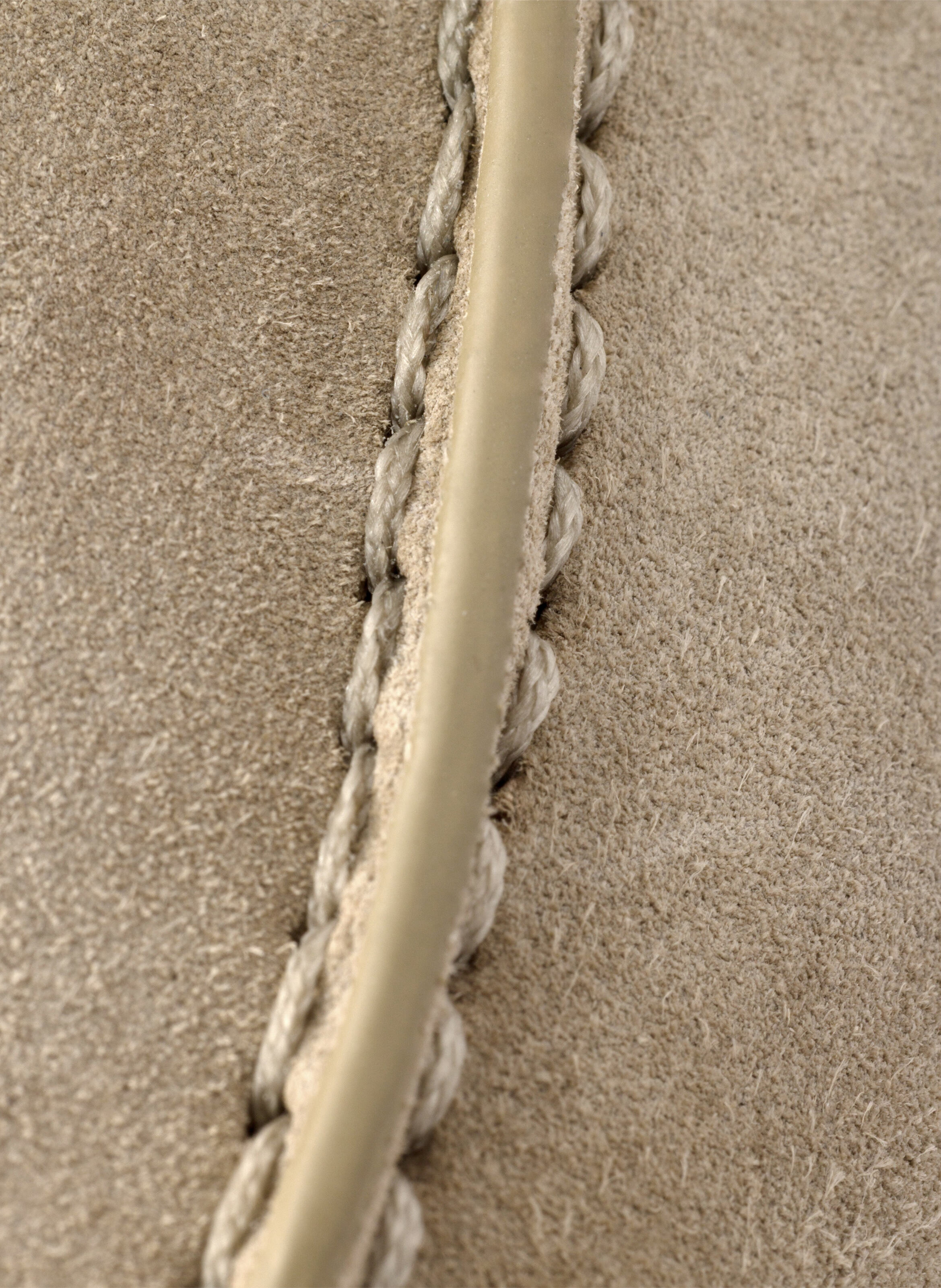 Mocassins en veau velours PRADA Beige