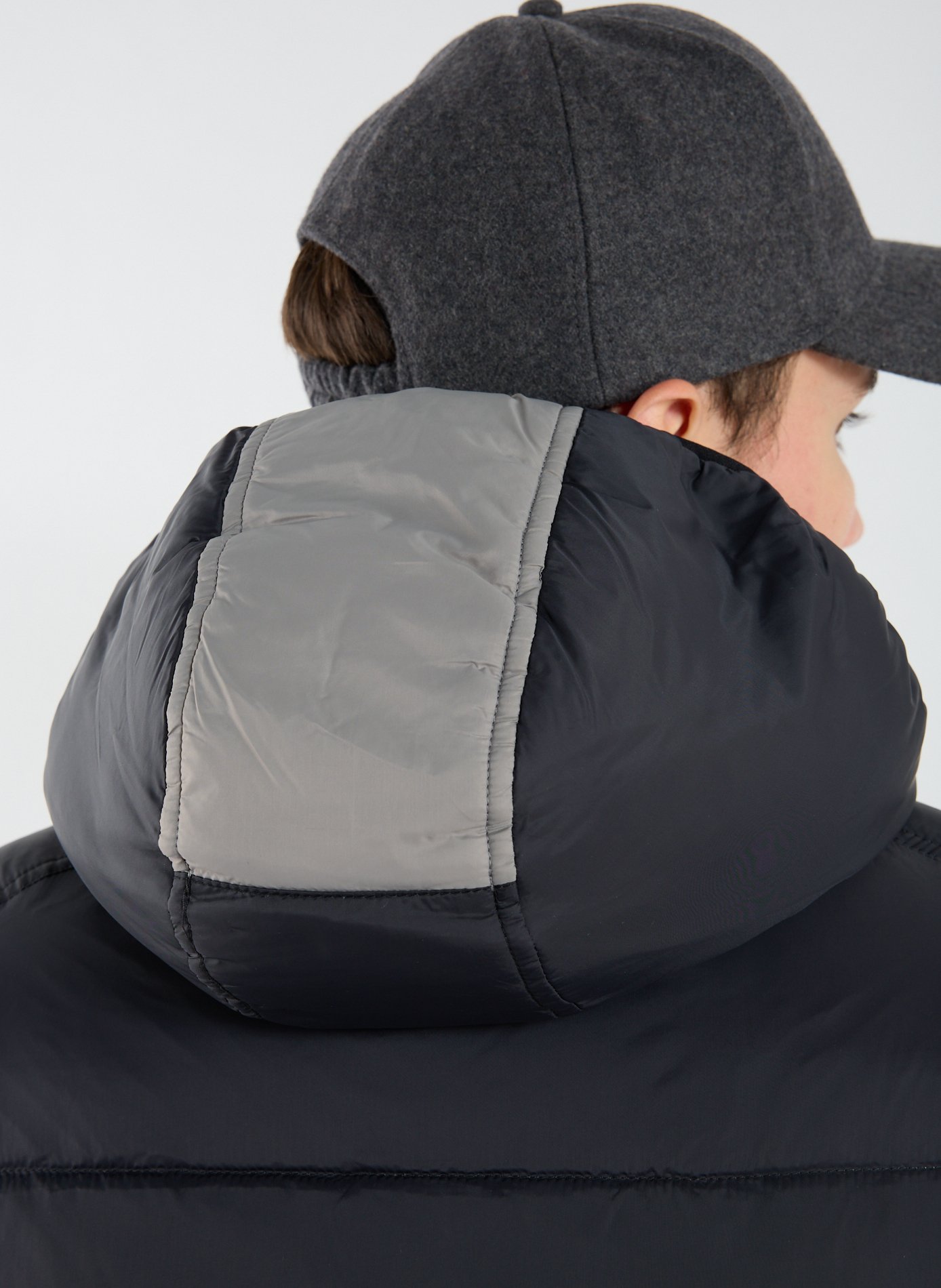 Doudoune manches longues à capuche amovible LA MARTINA Noir