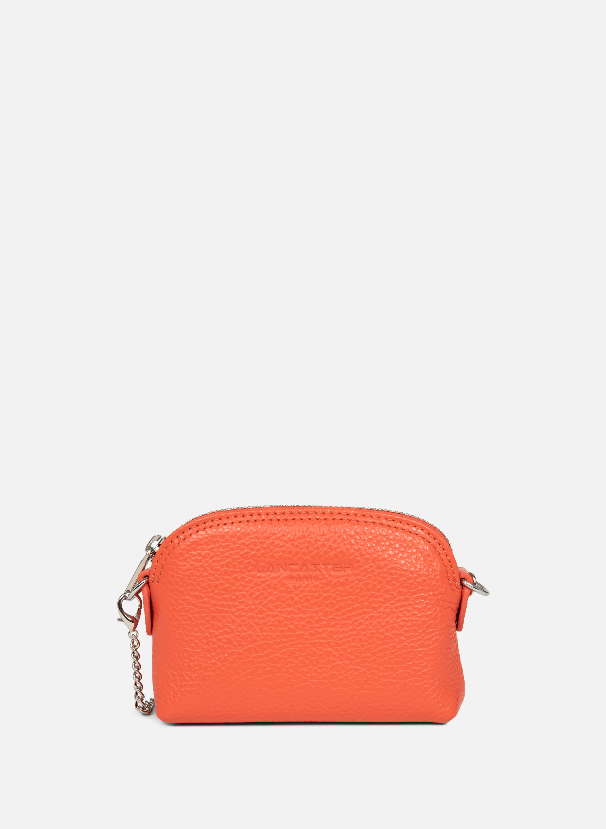 LANCASTER Small coin purse - Foulonné PM Orange