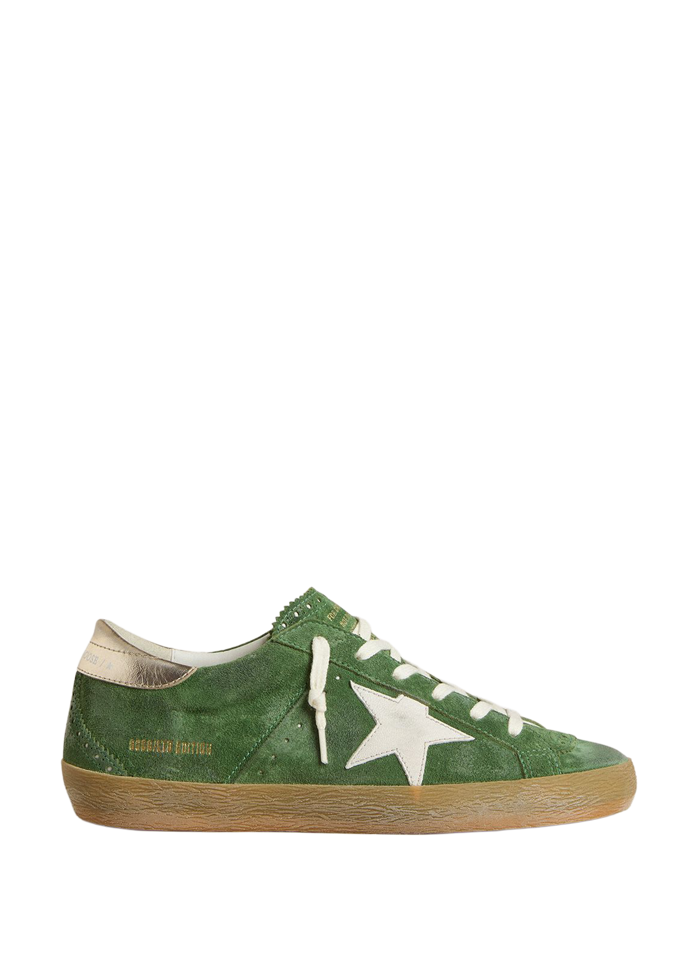 Super-star leather sneakers GOLDEN GOOSE Green