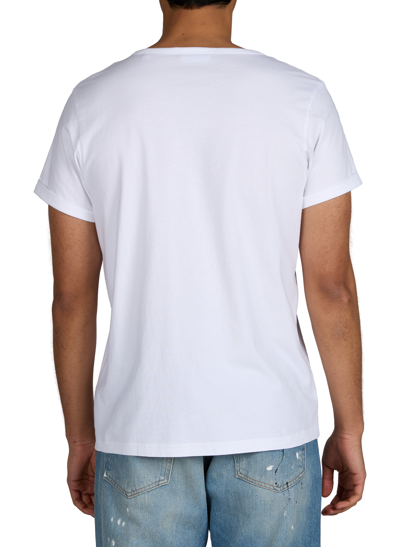 Embroidered Sunday Organic Cotton T-shirt MAISON LABICHE White