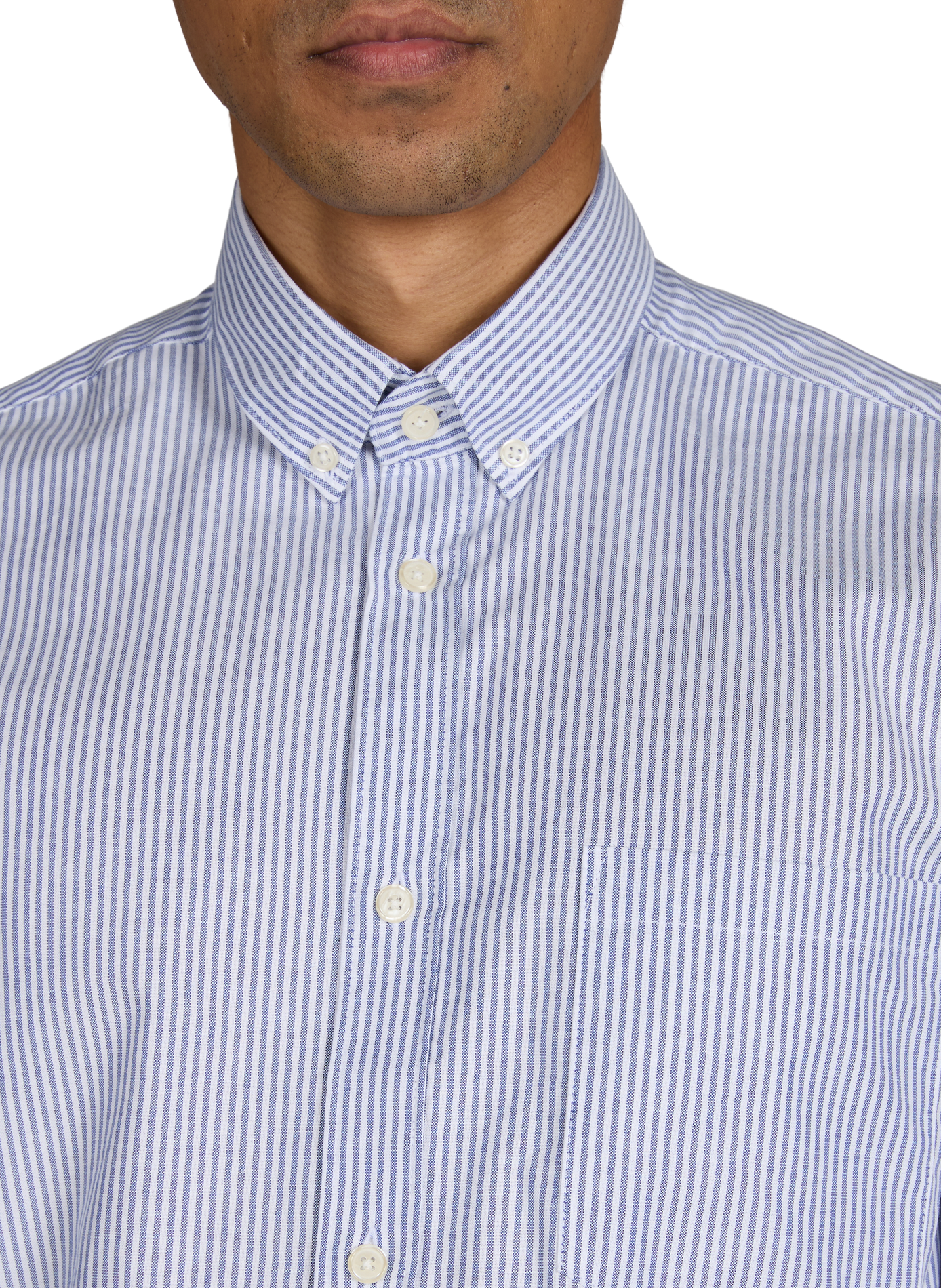 Straight shirt Hoxray-D in cotton AU PRINTEMPS PARIS Blue