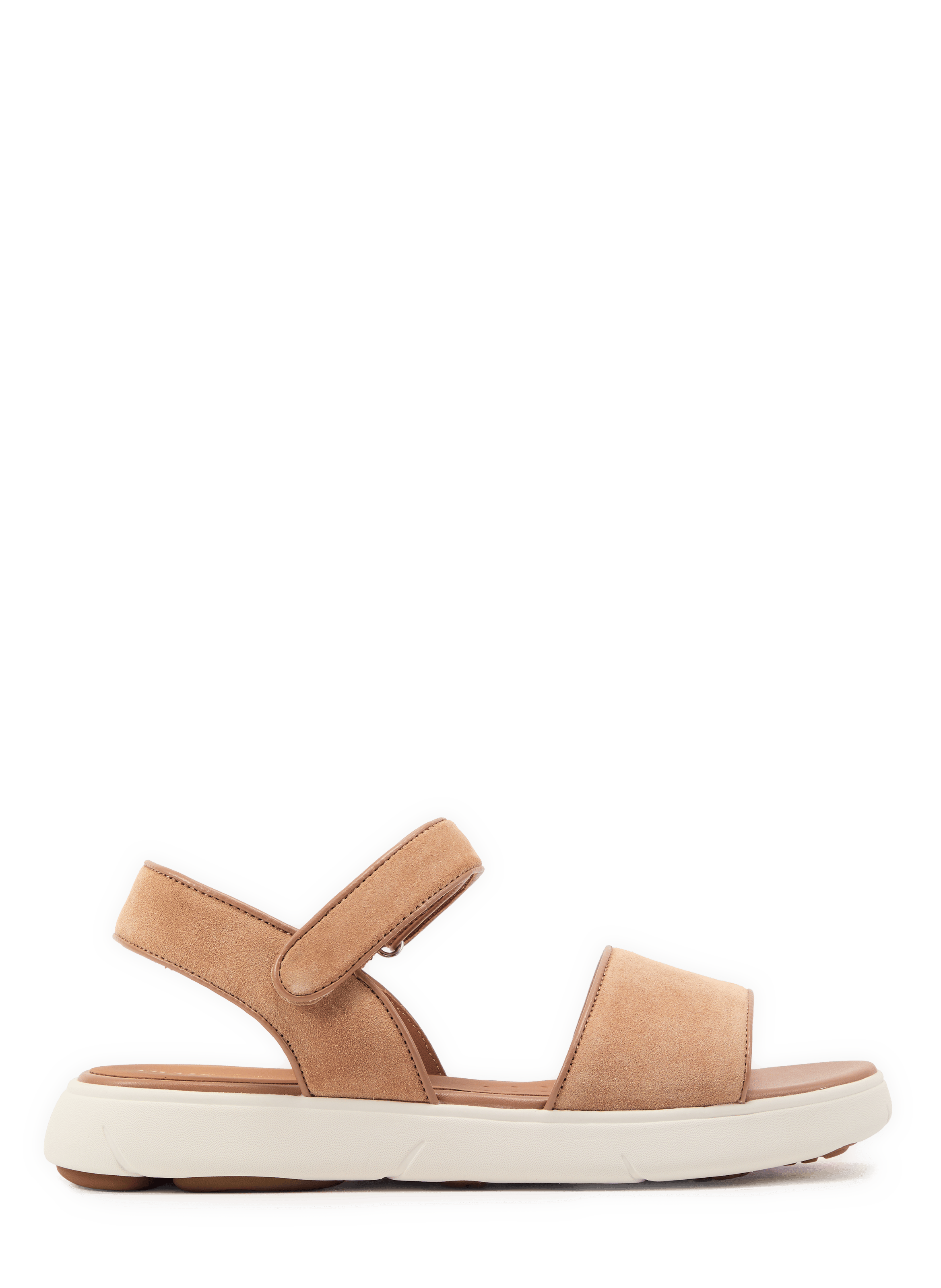 Sandales plates Nebula à scratch GEOX Beige