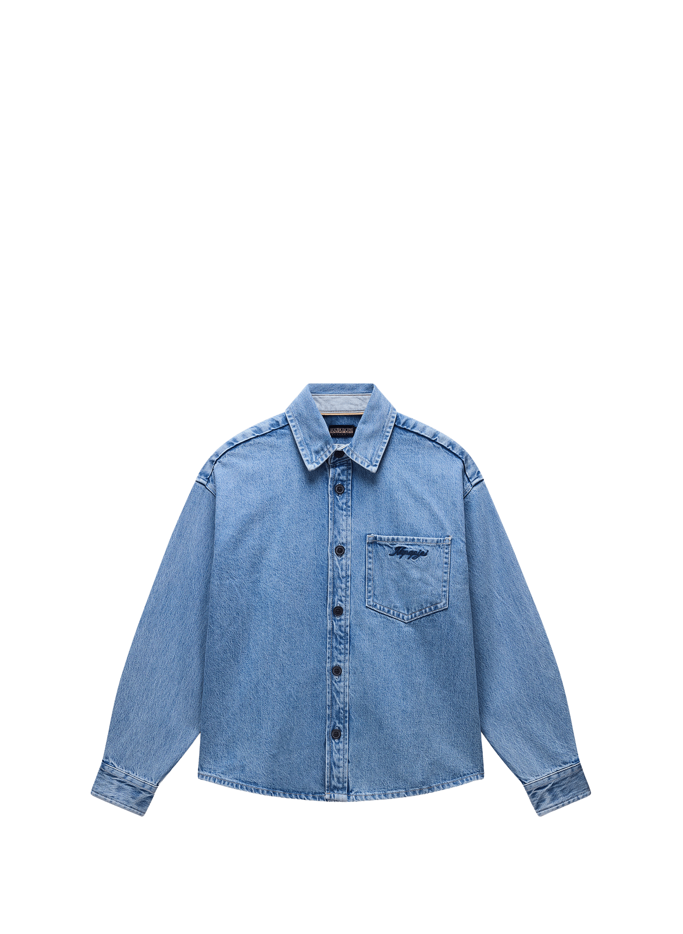 Surchemise en jean en coton NAPAPIJRI Bleu