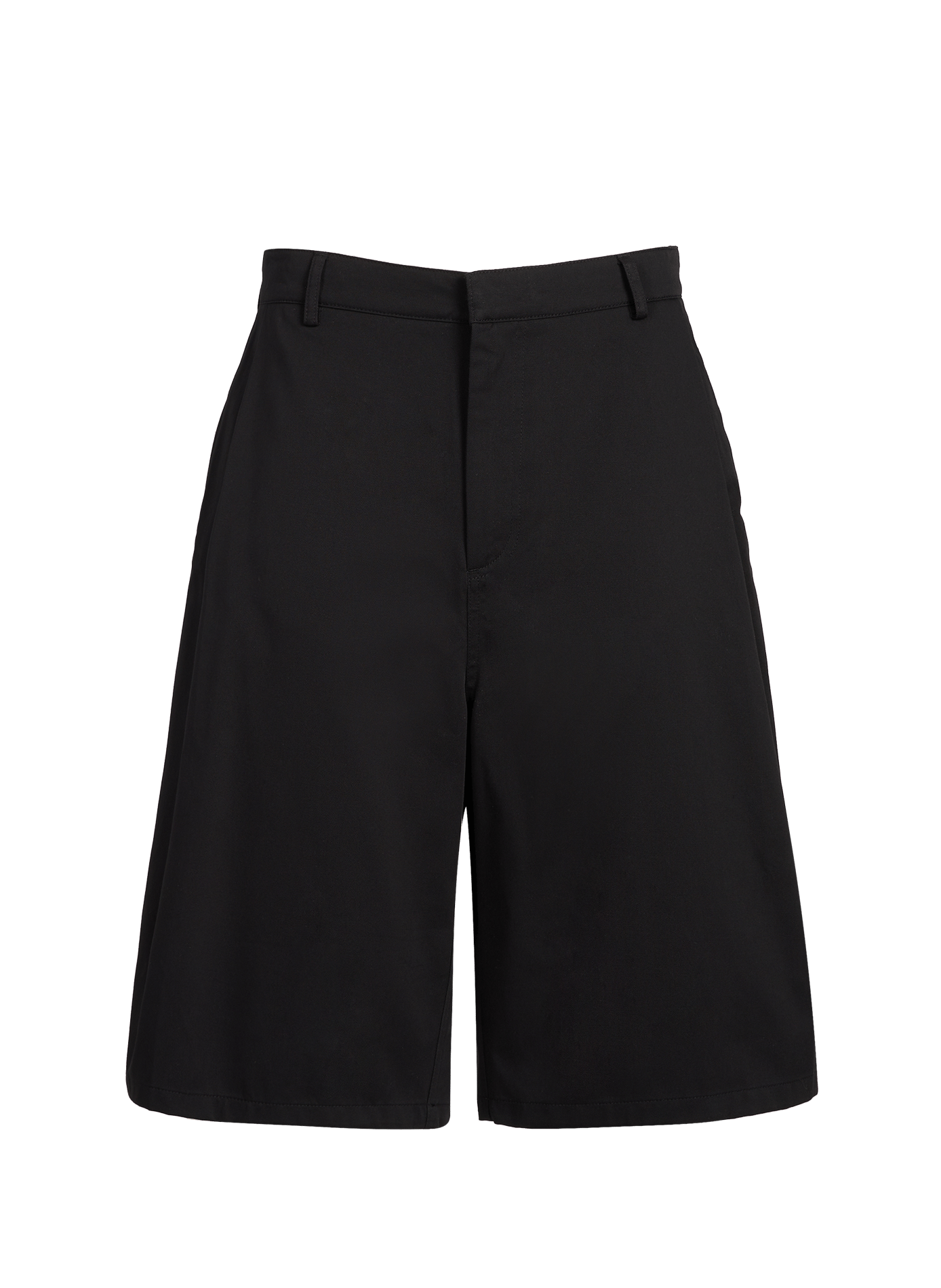 Cotton pleated shorts ARTE ANTWERP Black