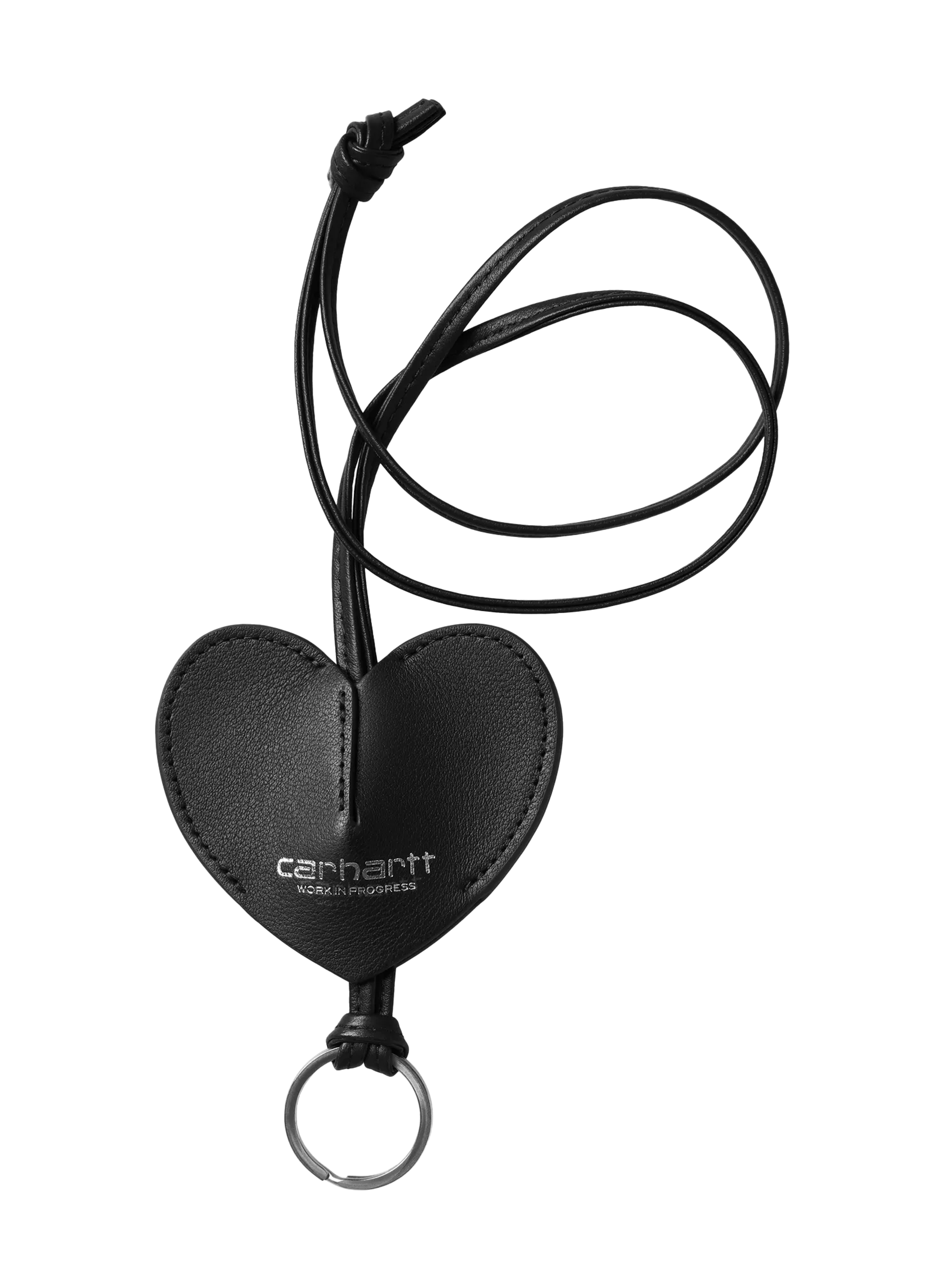 Portachiavi Hartt in pelle CARHARTT WIP Nero