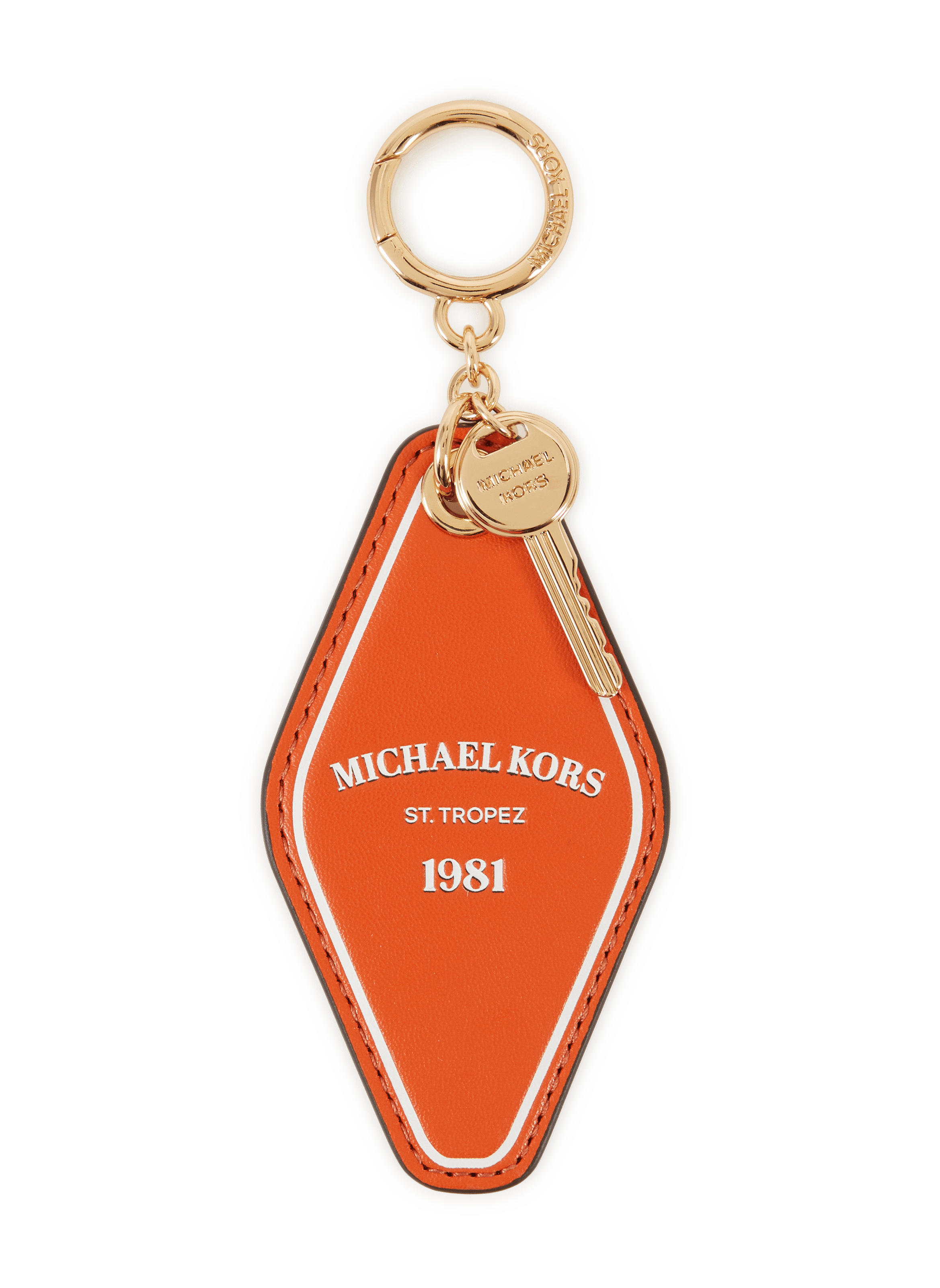 Portachiavi a rombo con chiave MICHAEL KORS Marrone