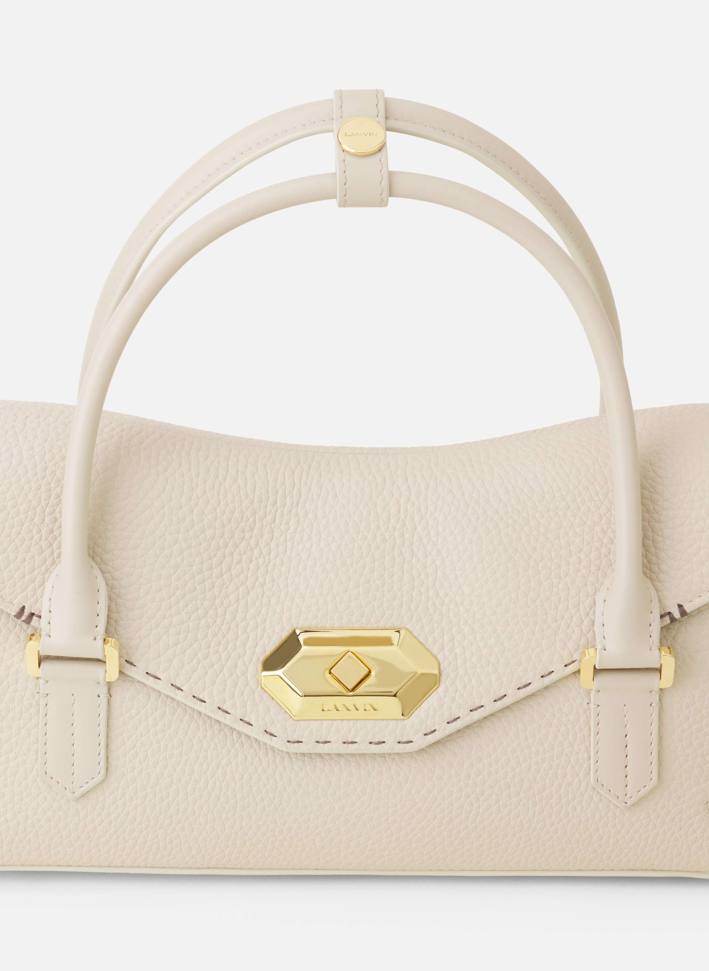 Sac le confident by lanvin 26 en cuir LANVIN Blanc