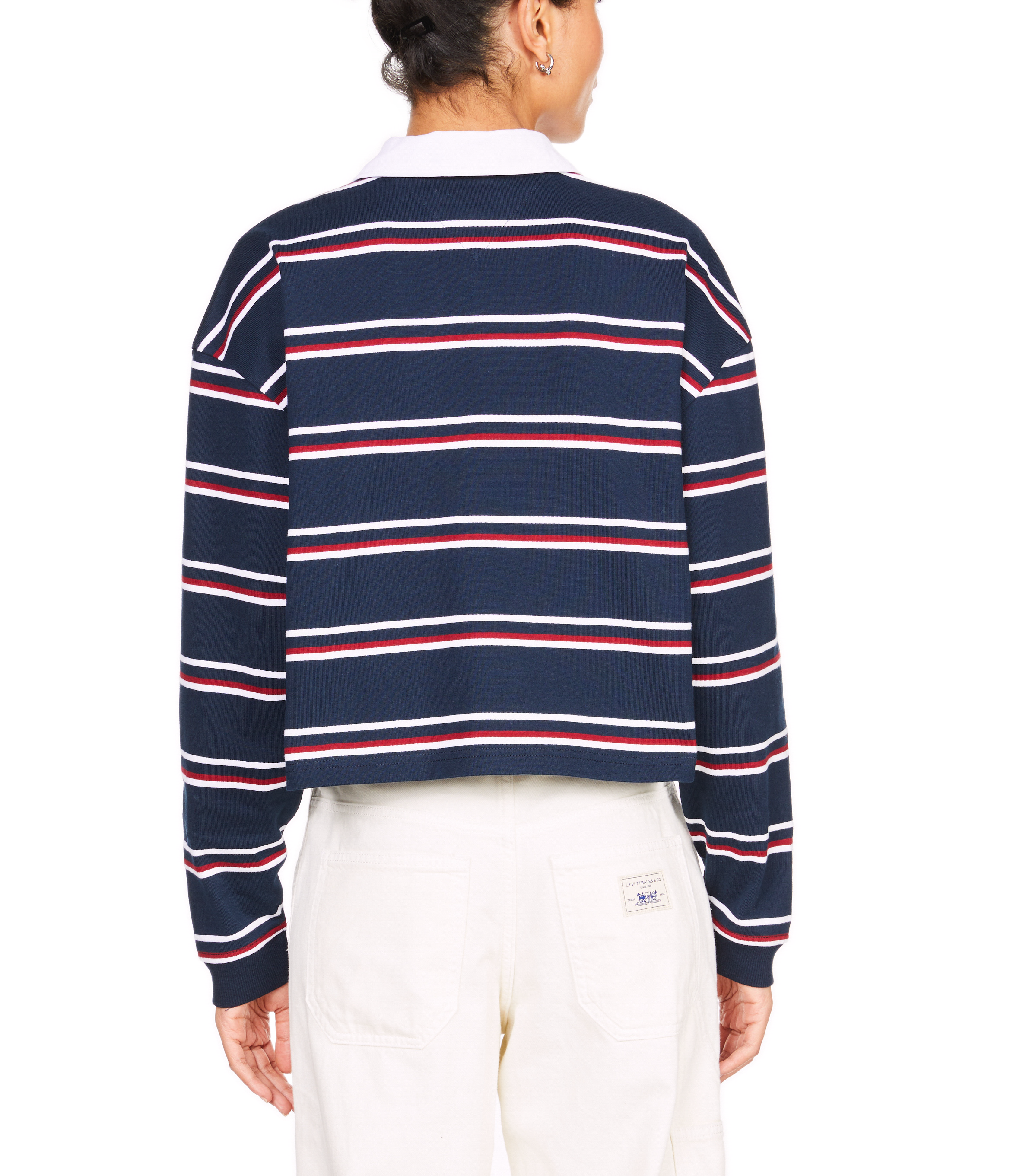 Polo manches longues à rayures TOMMY HILFIGER Multicolore