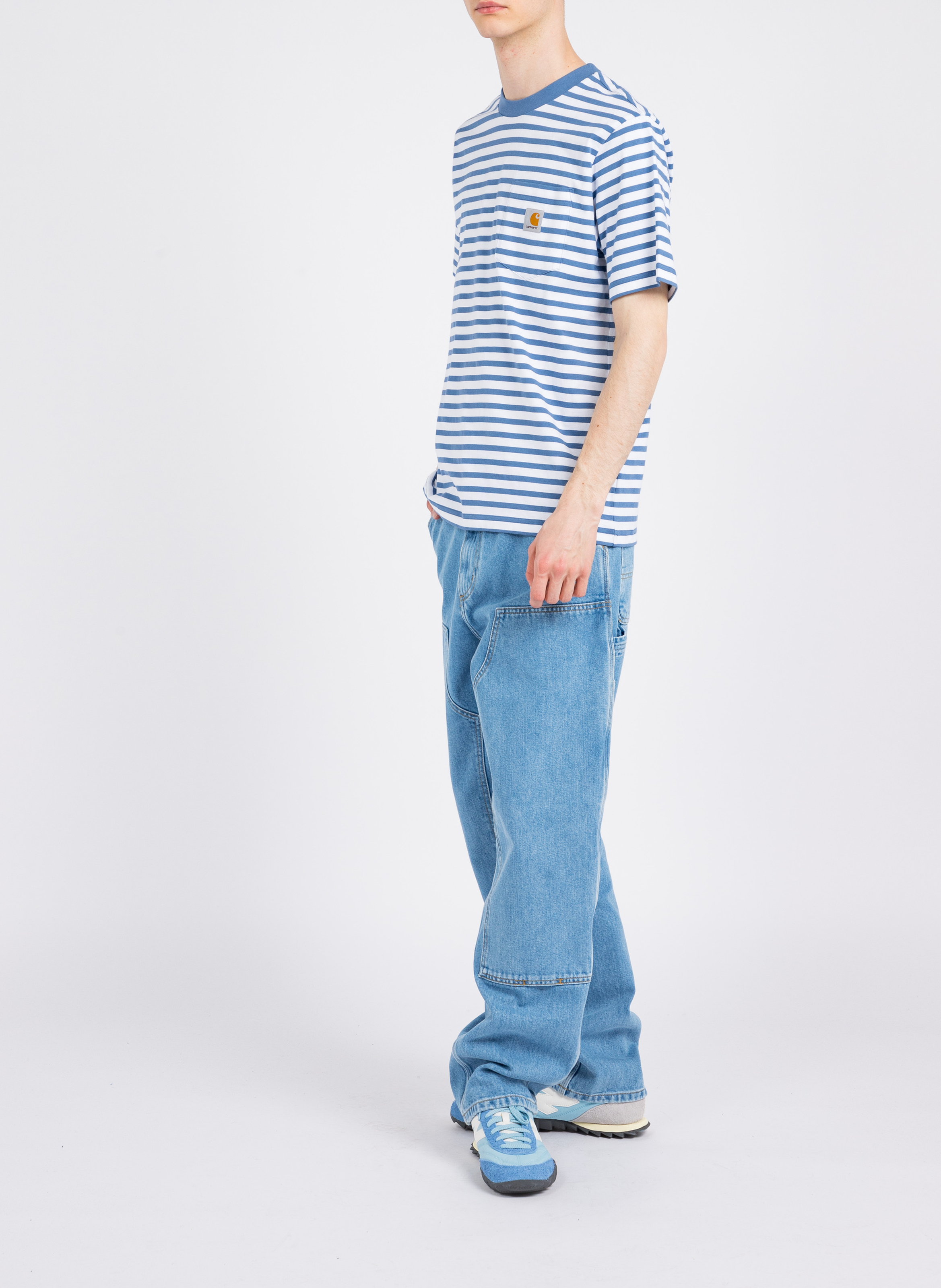 Jean double knee pant CARHARTT WIP Bleu
