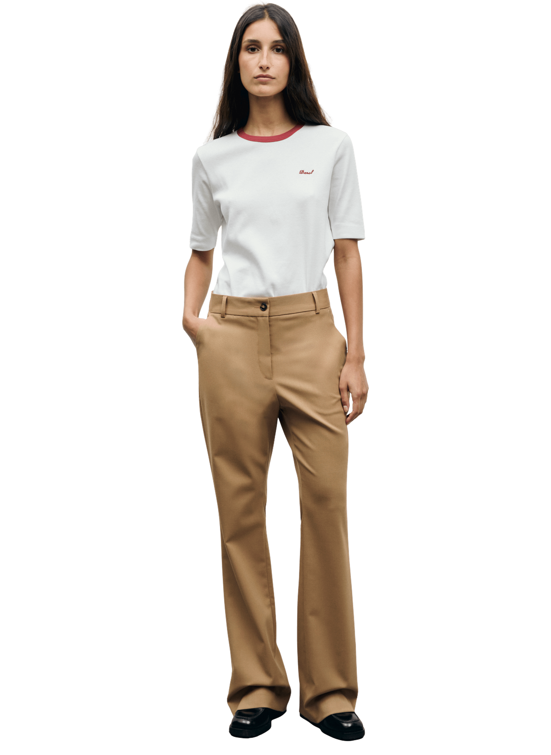 Pantalon flare de tailleur - mel GERARD DAREL Marron