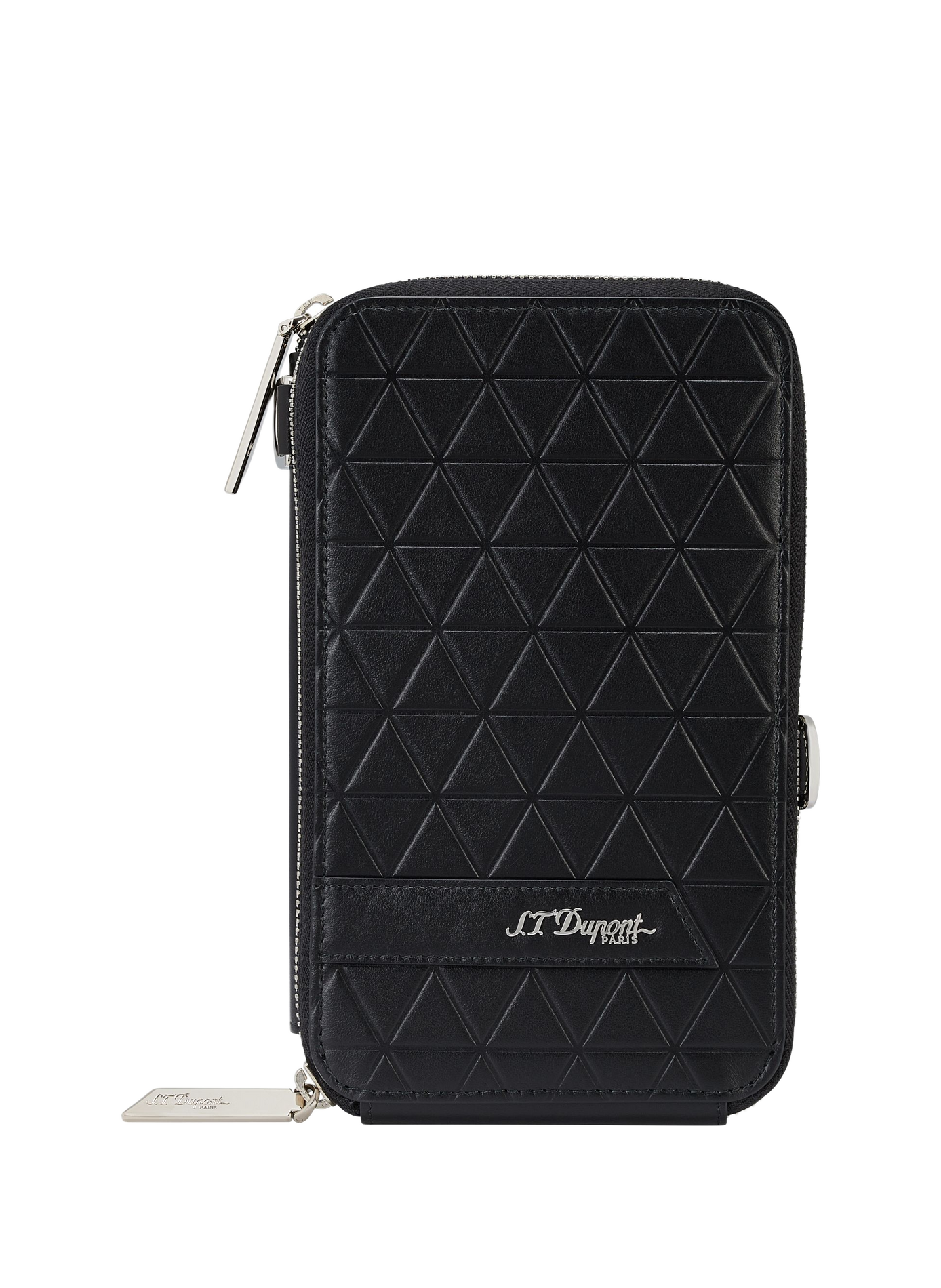 Schultertasche Firehead aus Leder S.T. DUPONT Schwarz