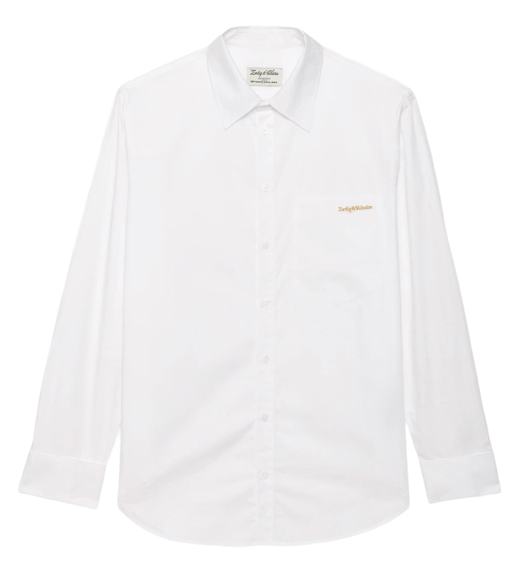 Katoenen overhemd ZADIG&VOLTAIRE Wit