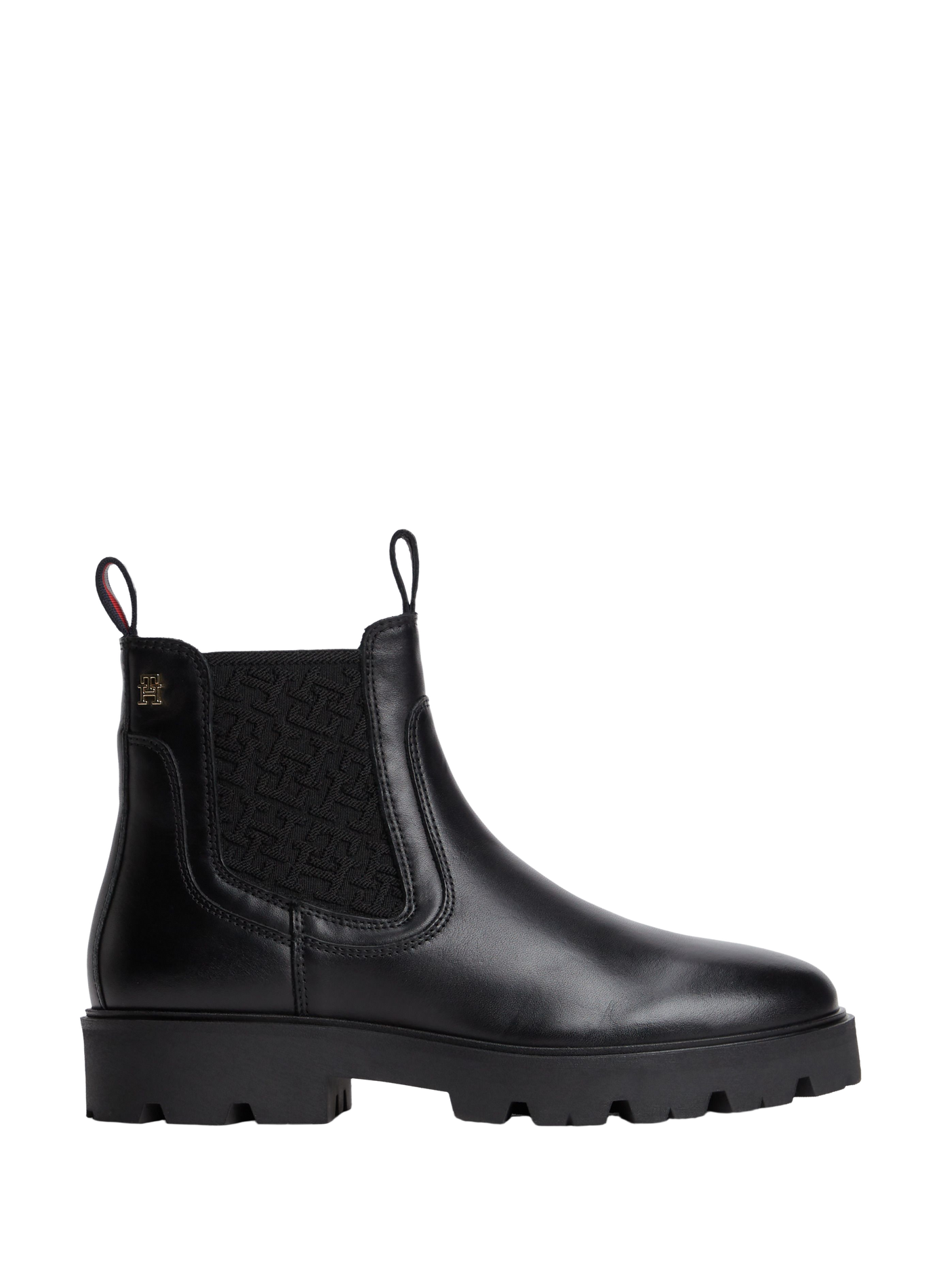 Leather Chelsea boots TOMMY HILFIGER Black