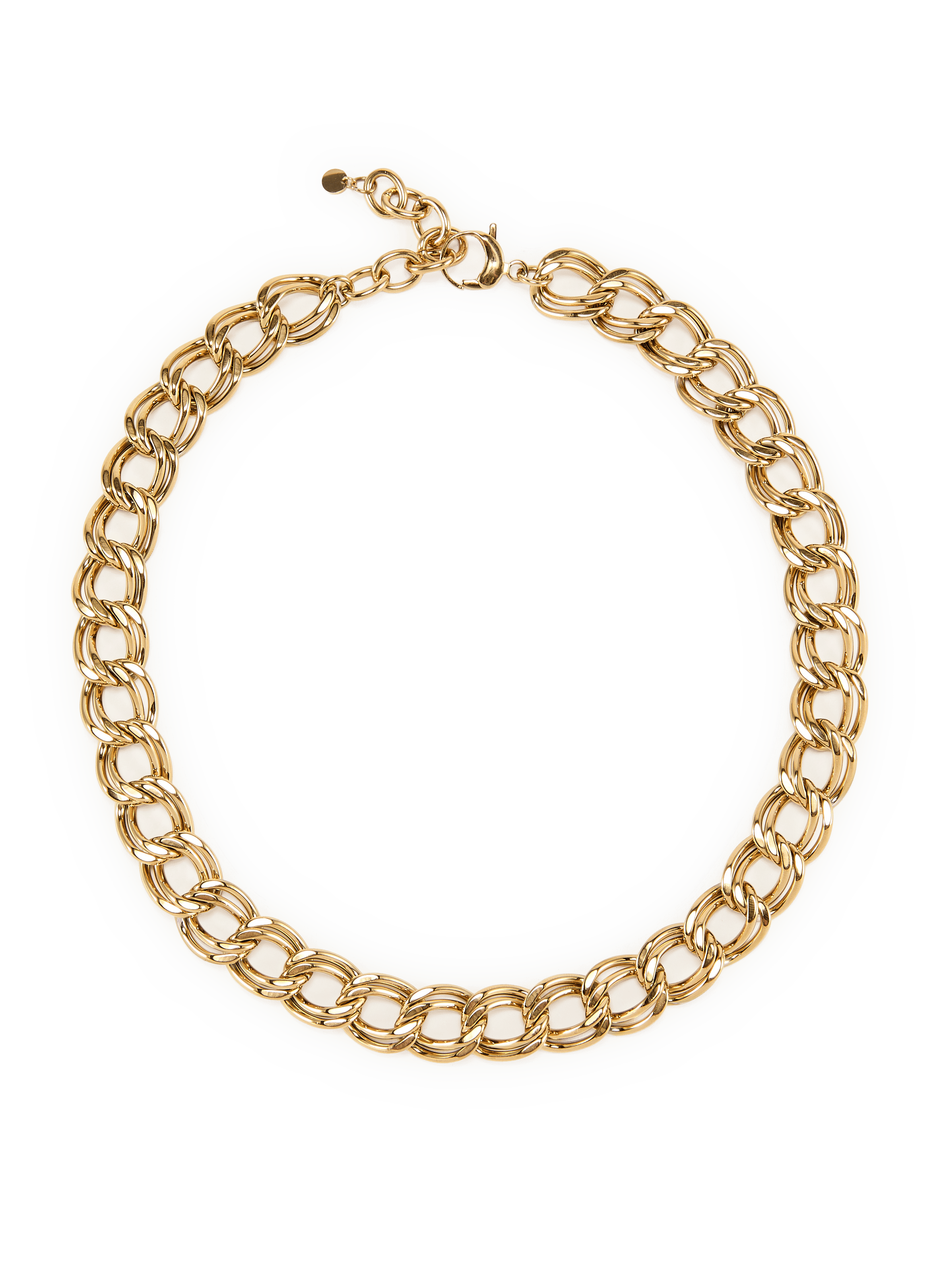 Halskette mit doppelter Kette AU PRINTEMPS PARIS Golden