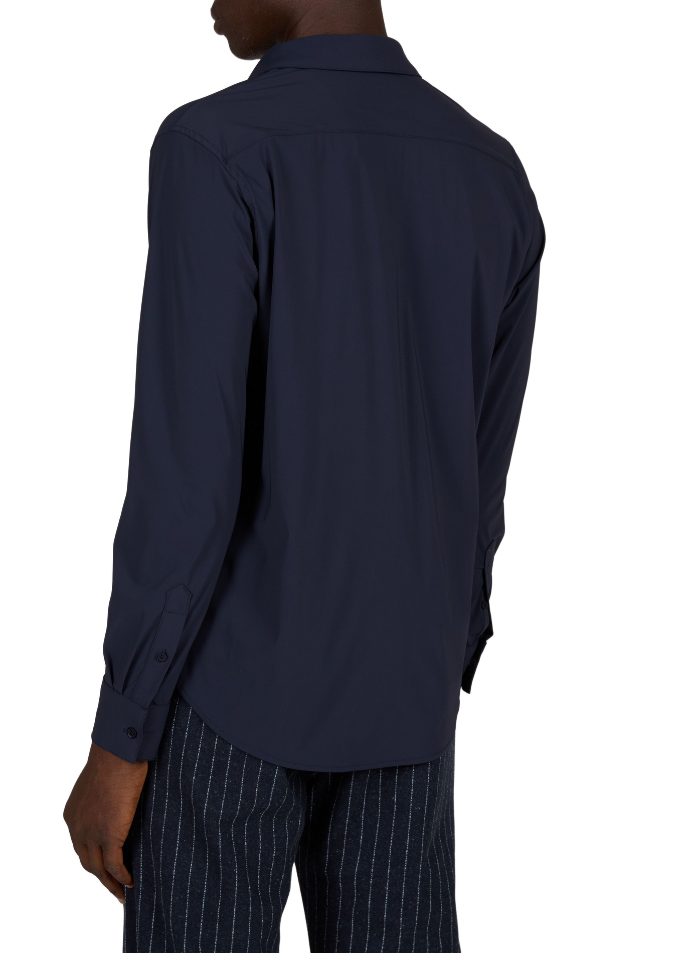 Straight blazer with print 1789 CALA Blue