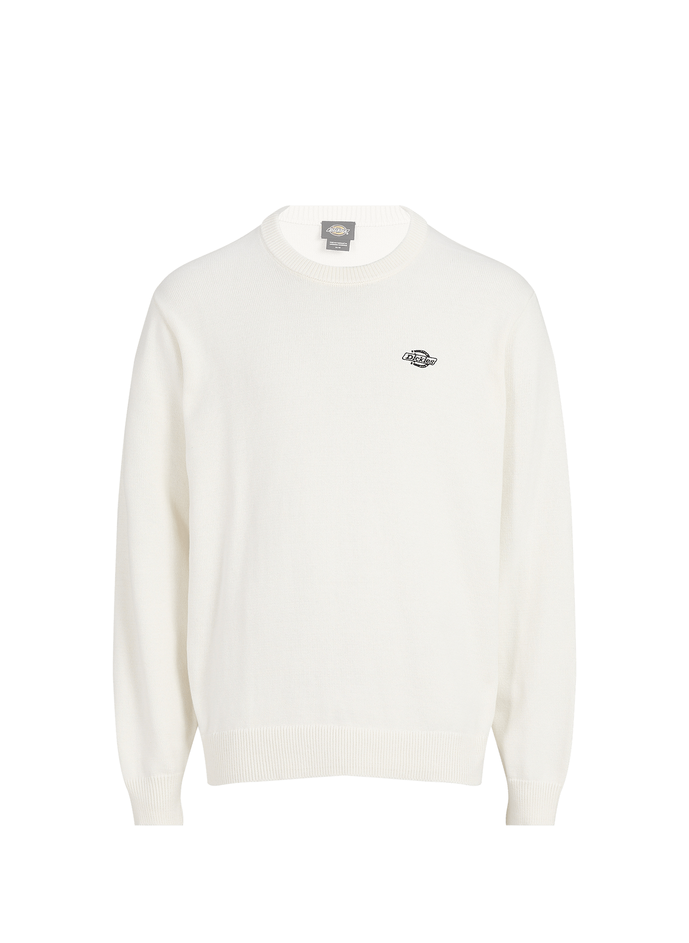 Round-neck cotton jumper DICKIES White