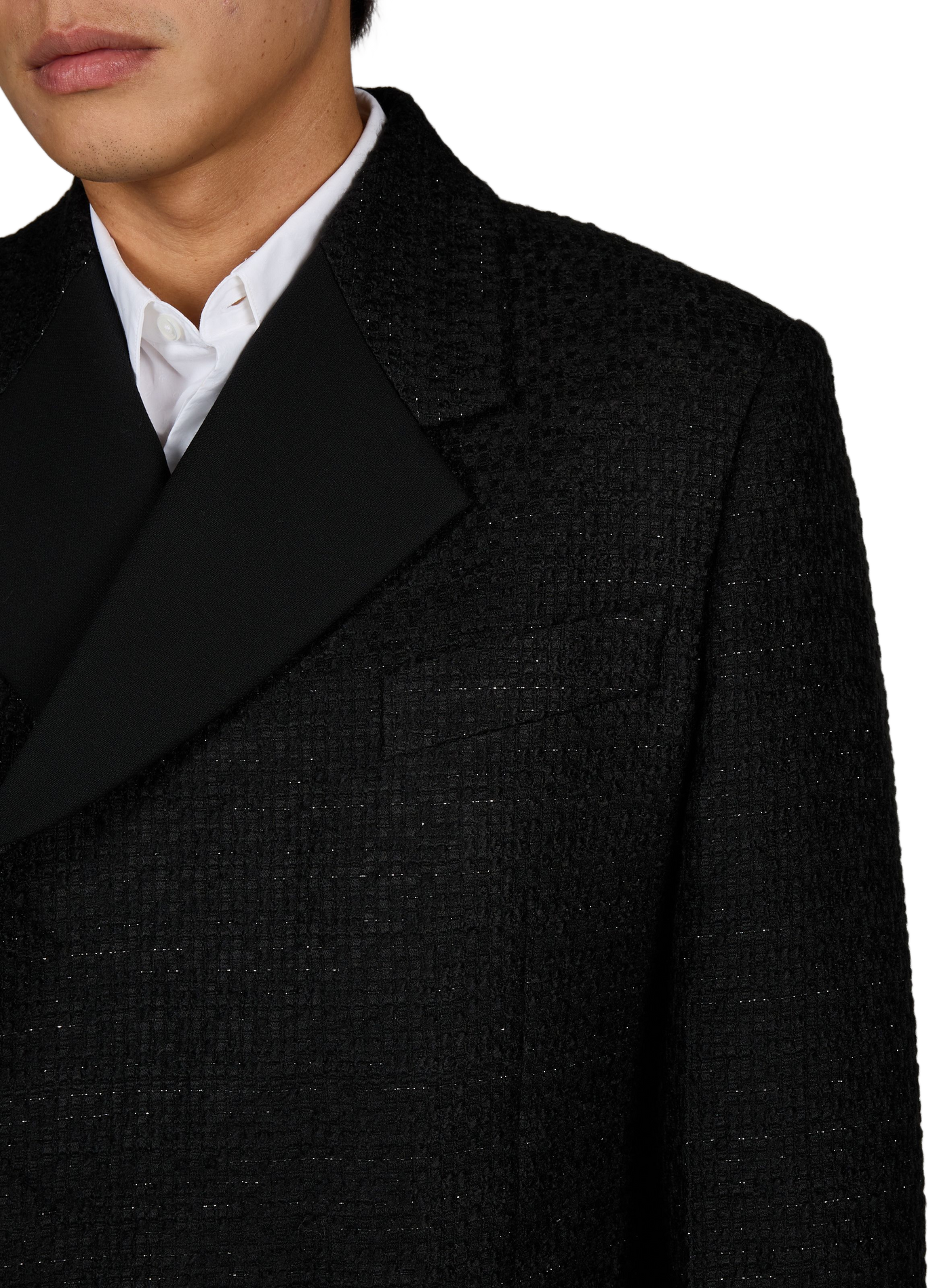 Strukturierter, gerader Blazer ENTIRE STUDIOS Schwarz