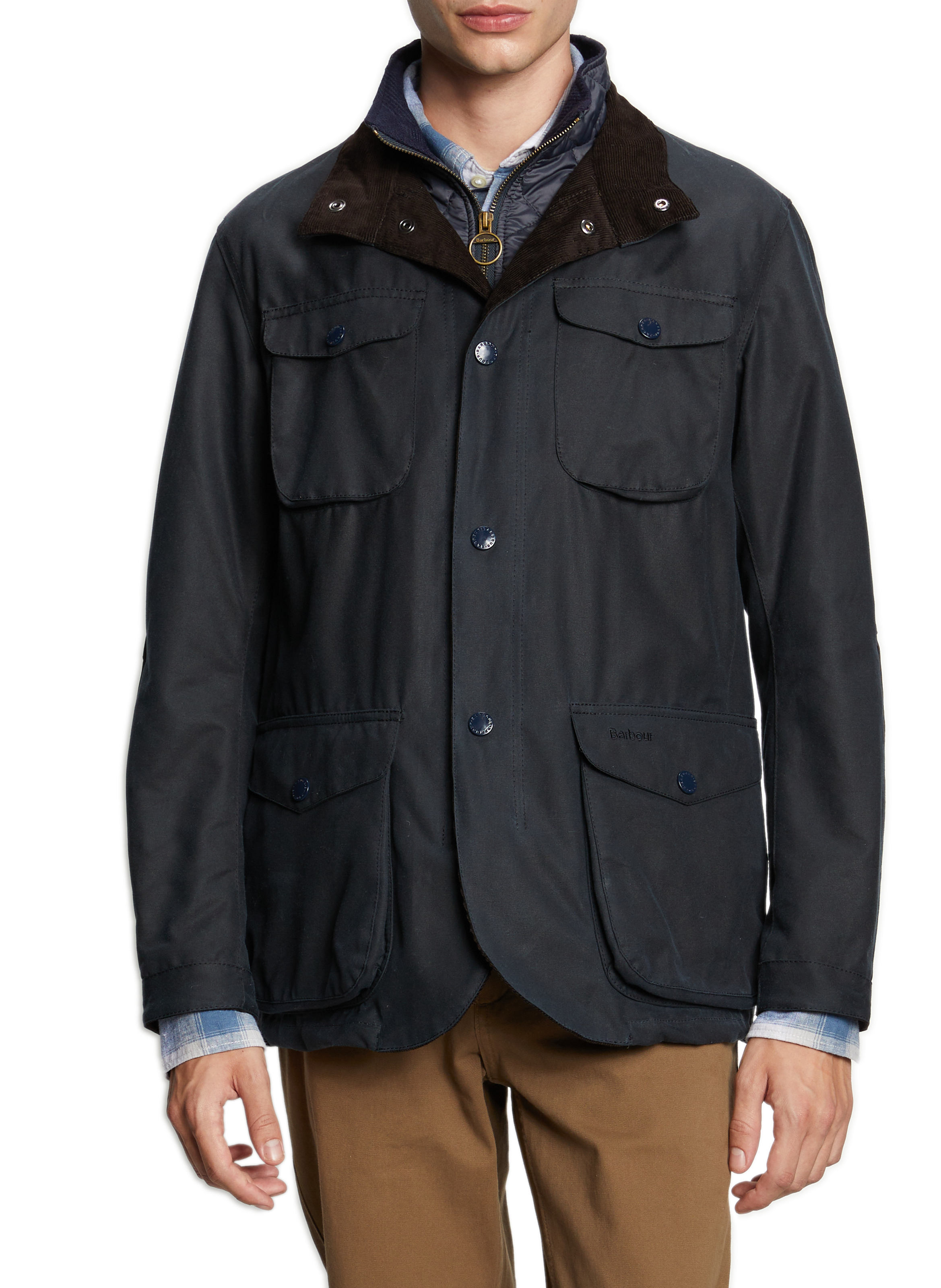 Ogston Wachsjacke BARBOUR Blau