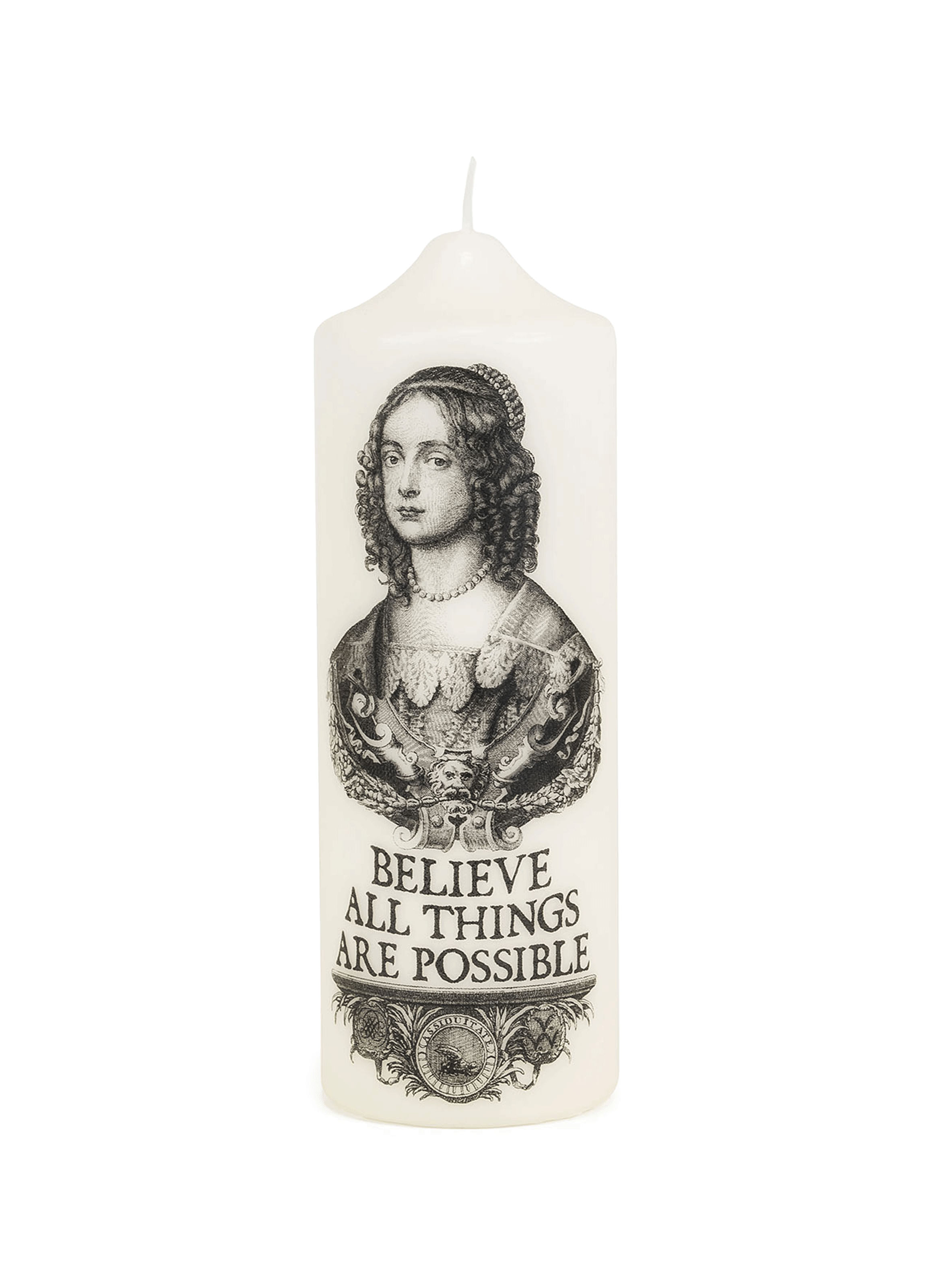 CORETERNO Believe pillar candle No color