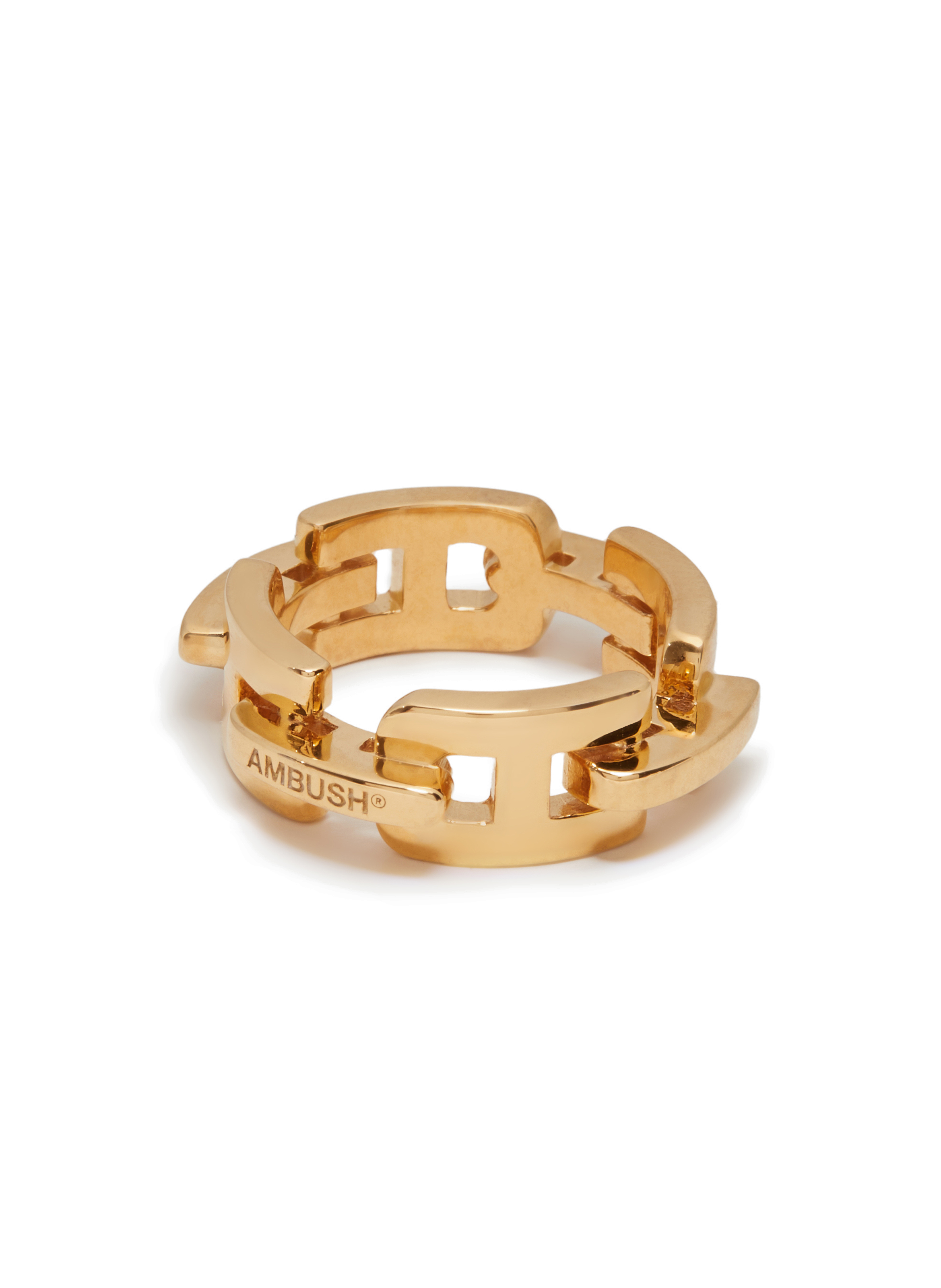 Bague Chain en argent plaqué or