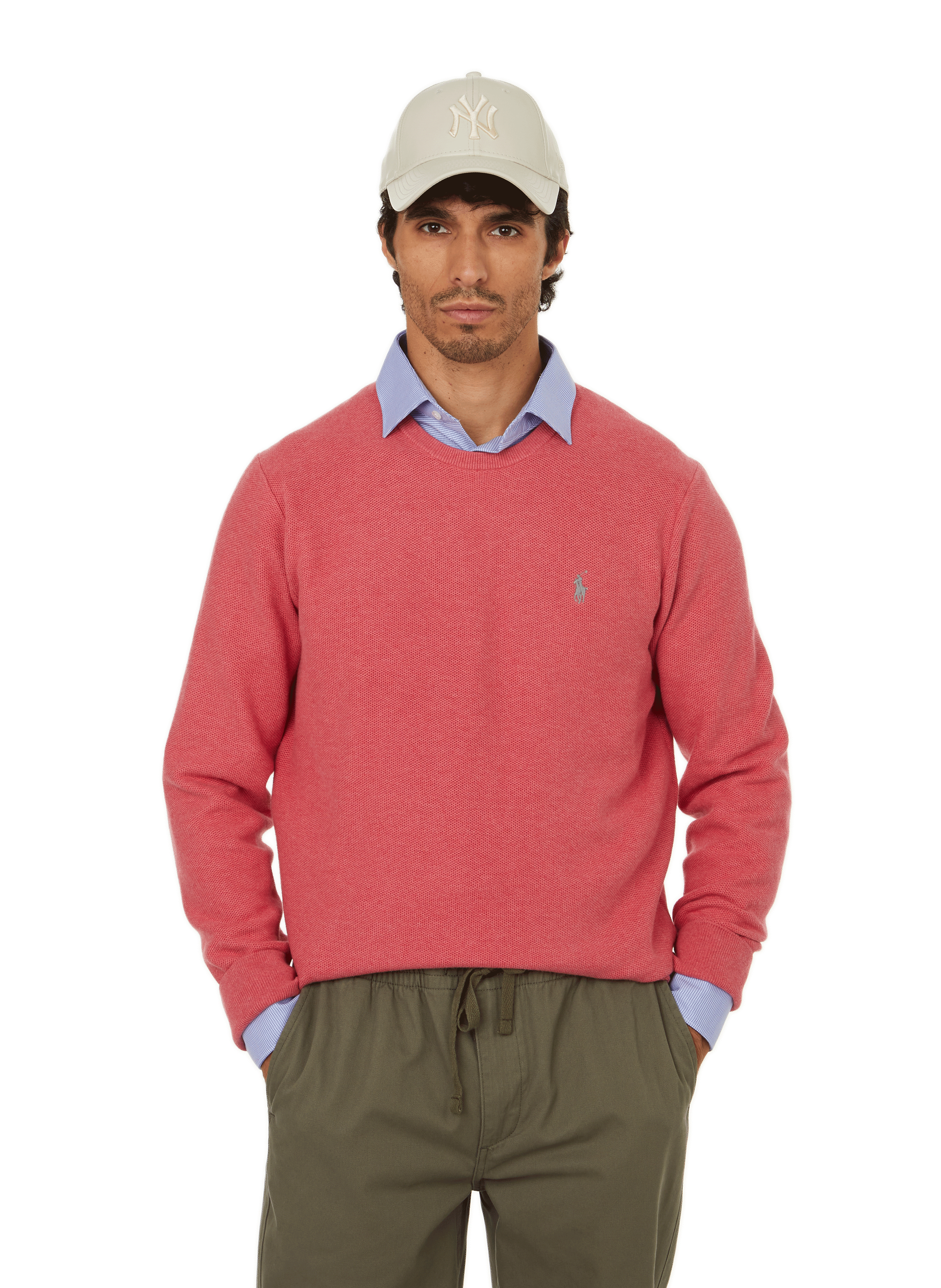 Pull en coton piqué