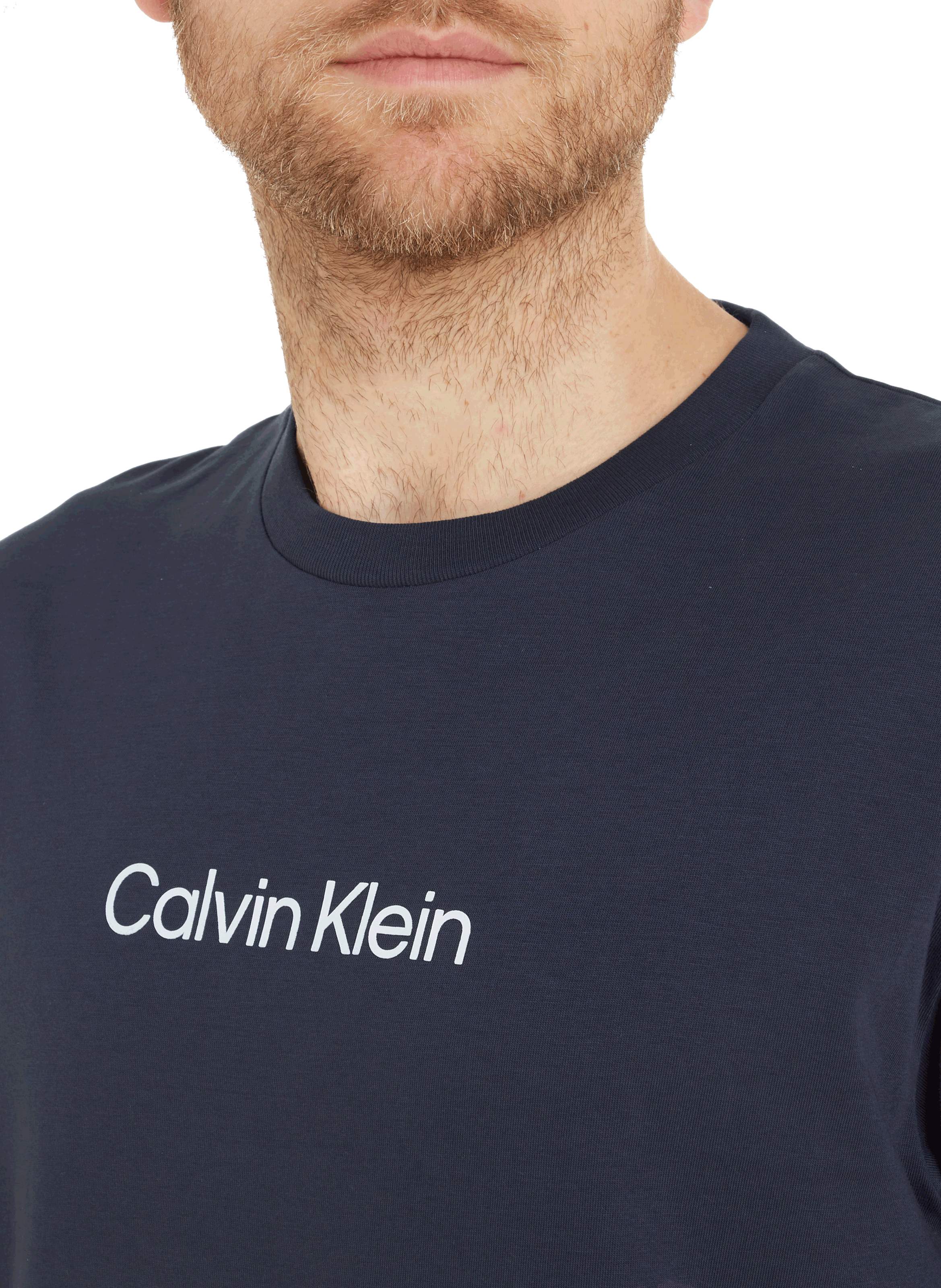 T-shirt en coton  CALVIN KLEIN Bleu