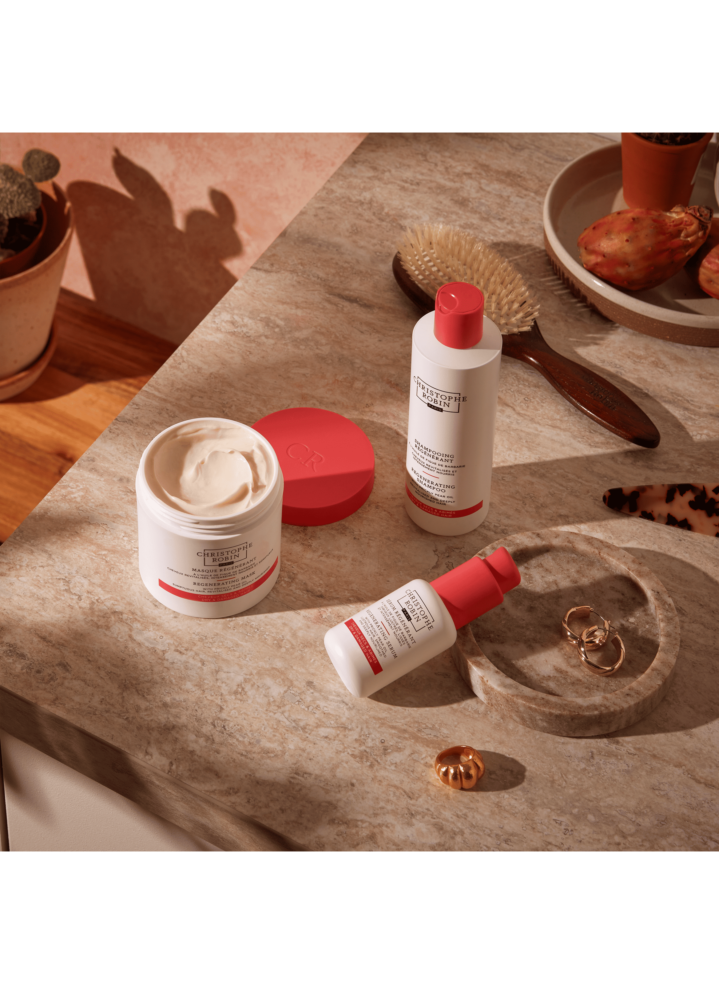 Shampooing régénérant à l'huile de figue de barbarie CHRISTOPHE ROBIN No color