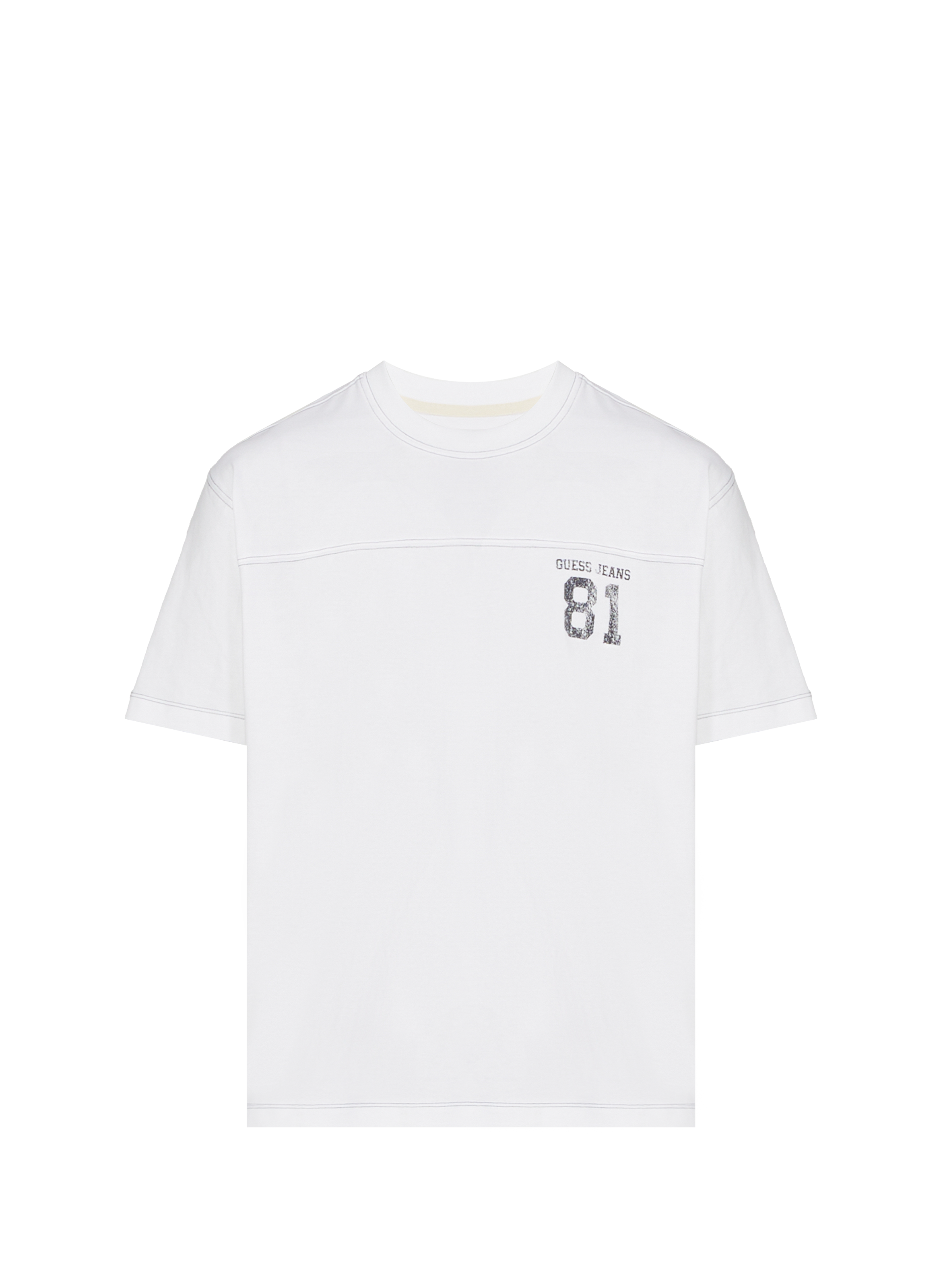 Cotton T-shirt GUESS White