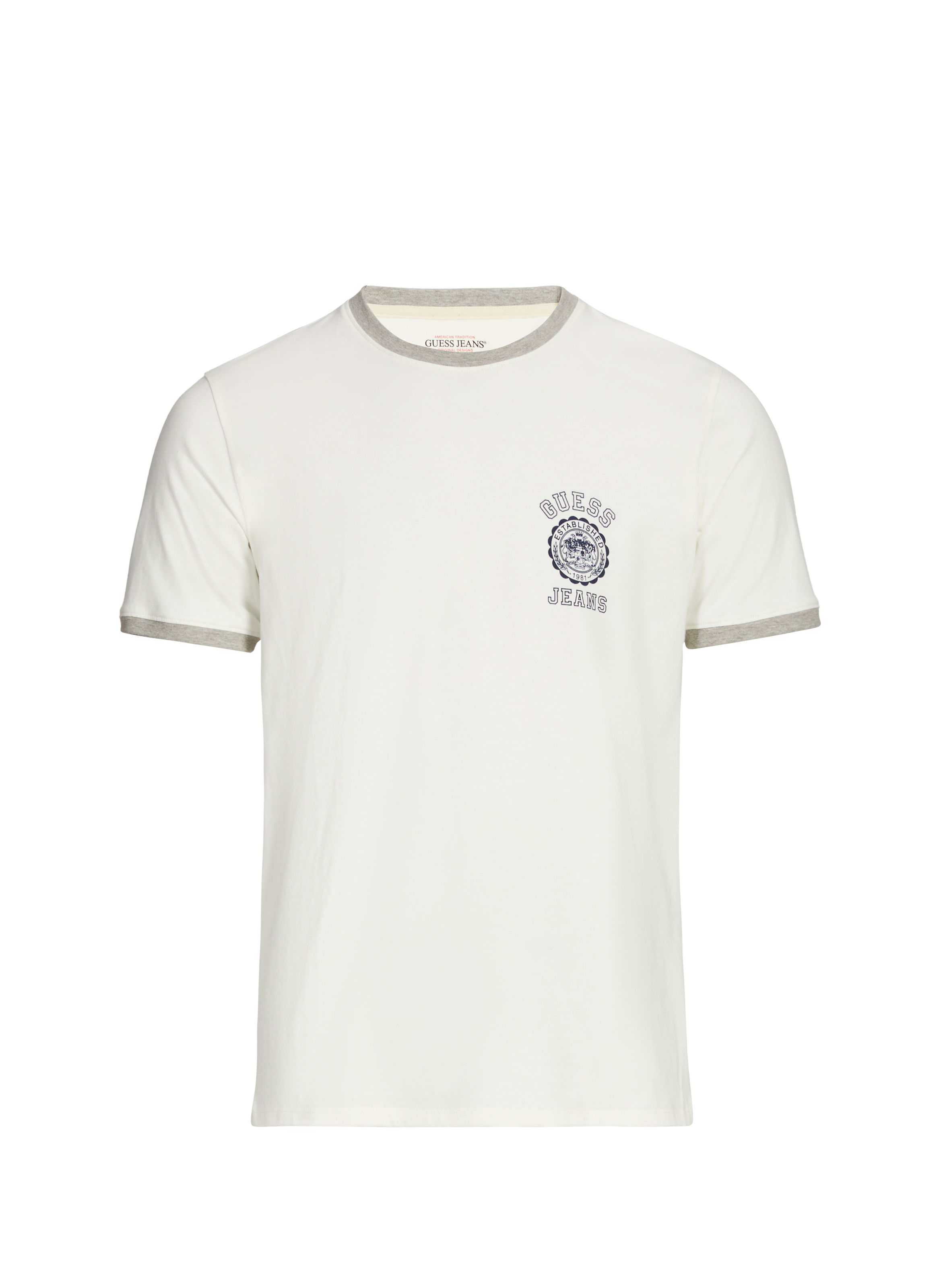 Cotton T-shirt GUESS White