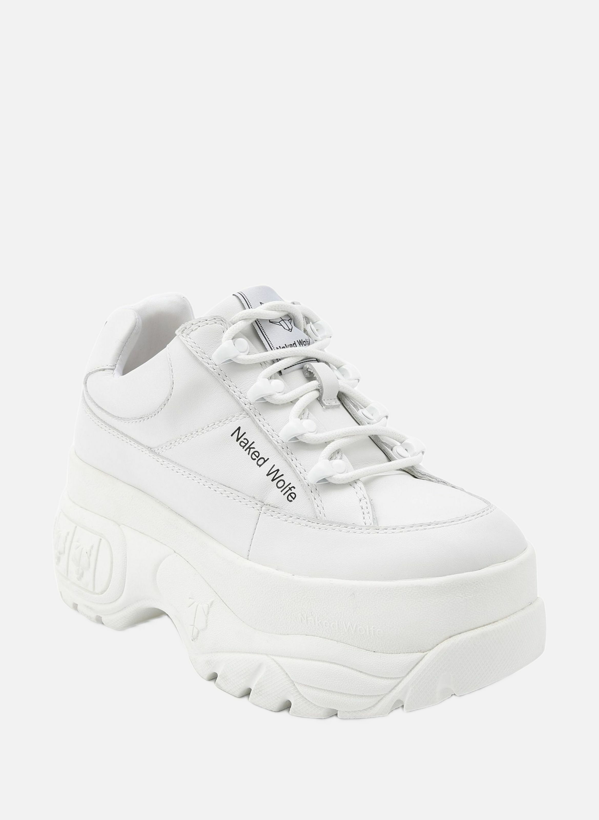 Baskets sporty NAKED WOLFE Blanc