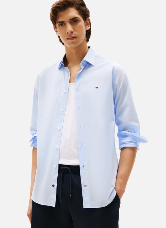 Cotton shirt Blue by TOMMY HILFIGER TOMMY HILFIGER Cotton shirt Blue