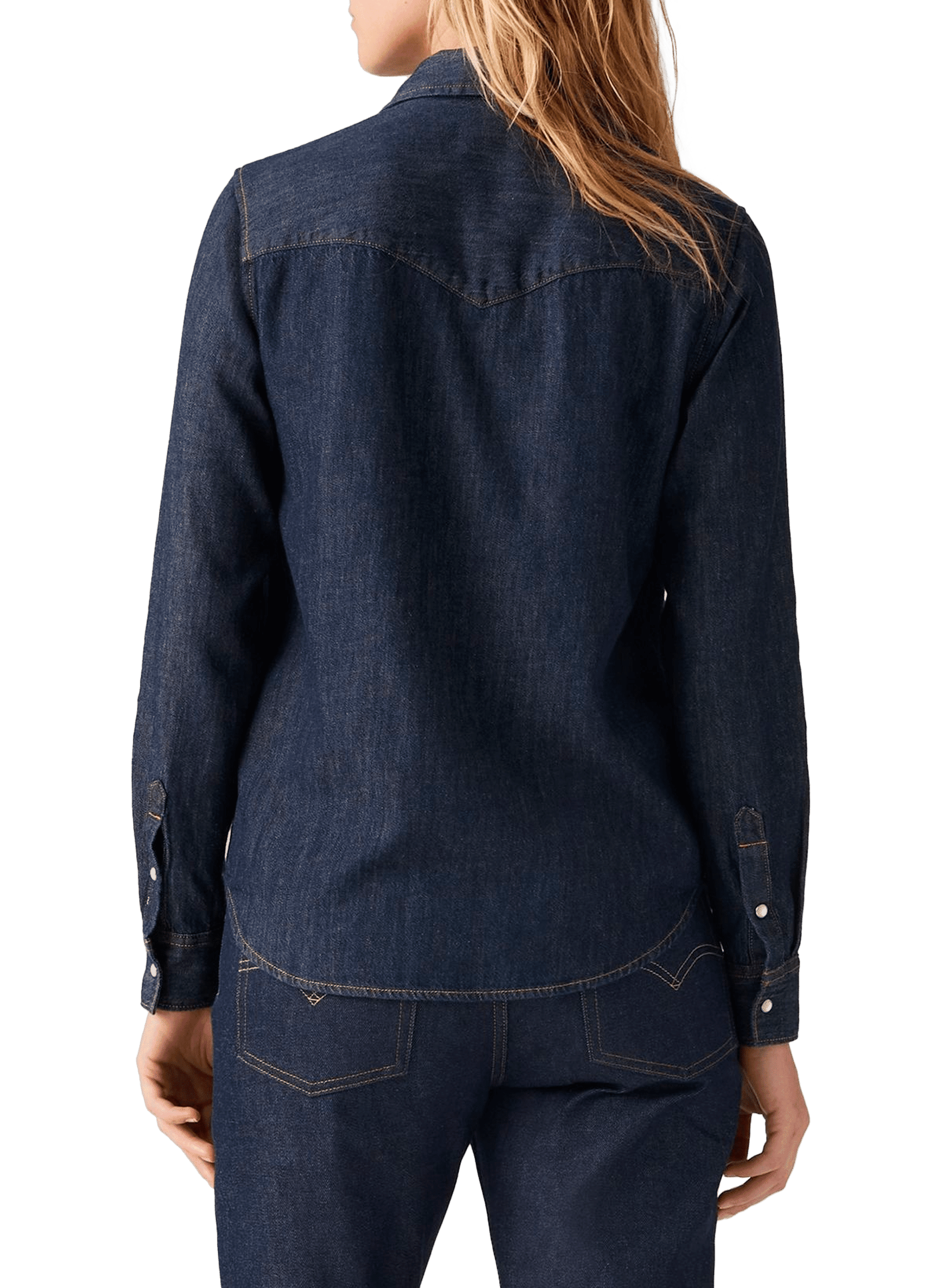 Bleached denim Shirt LEVI'S Blue