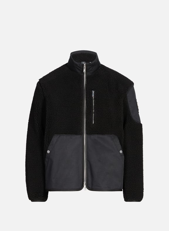 Oversized high neck jacket Black by MOOSE KNUCKLES MOOSE KNUCKLES Oversized high neck jacket Black