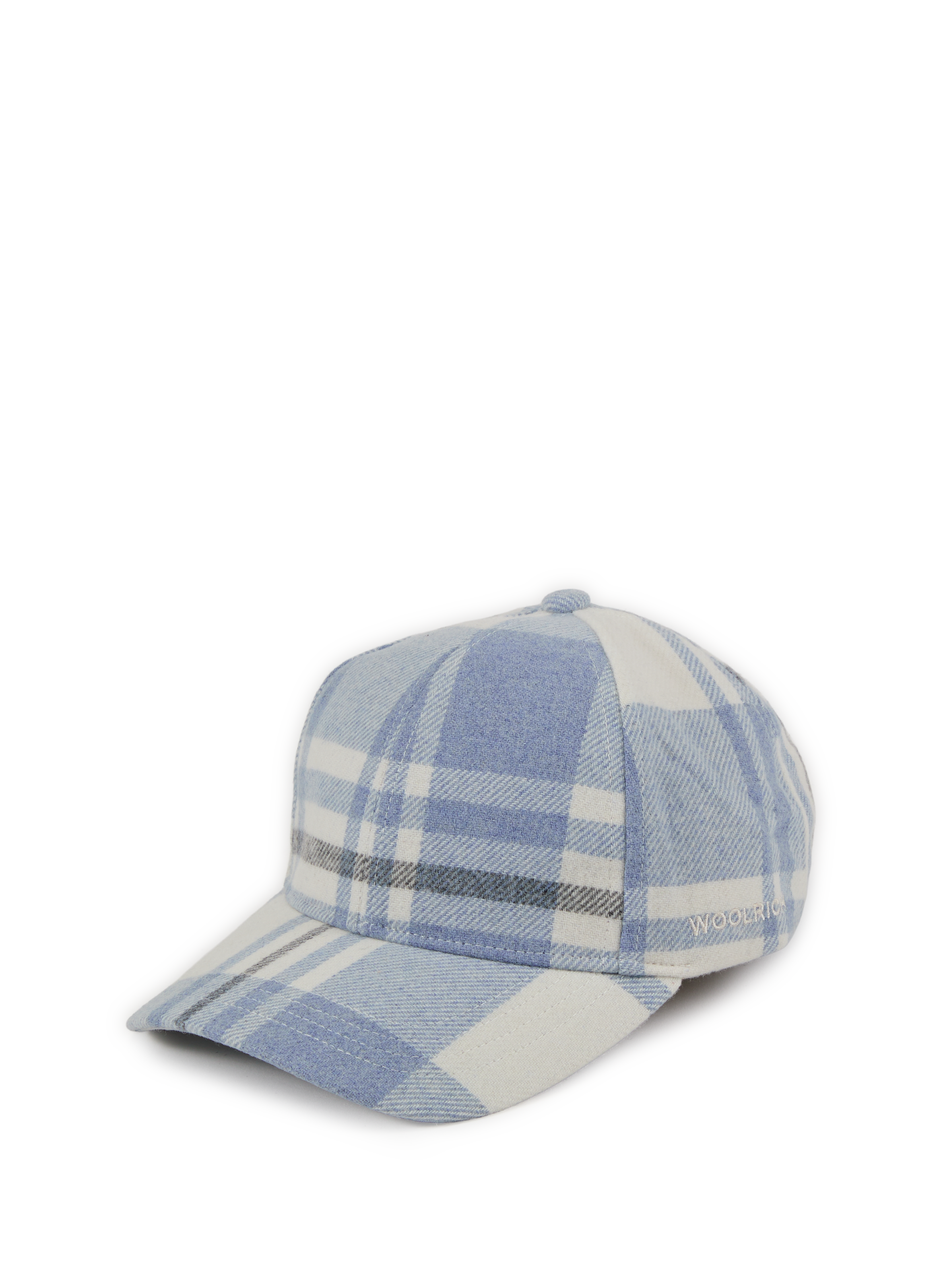WOOLRICH Casquette à carreaux en laine mélangée Multicolore