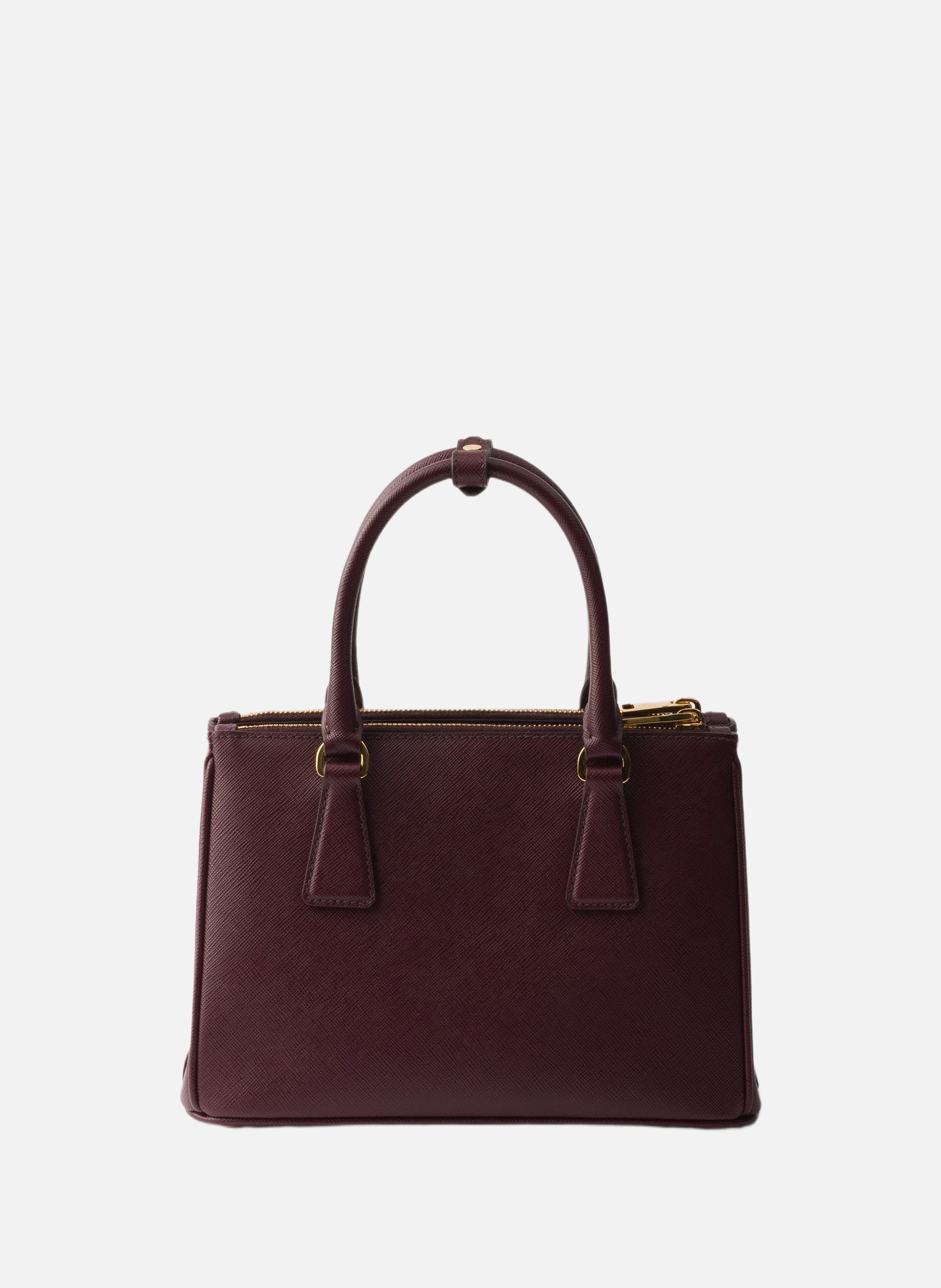 Petit sac prada galleria en cuir saffiano PRADA Rouge