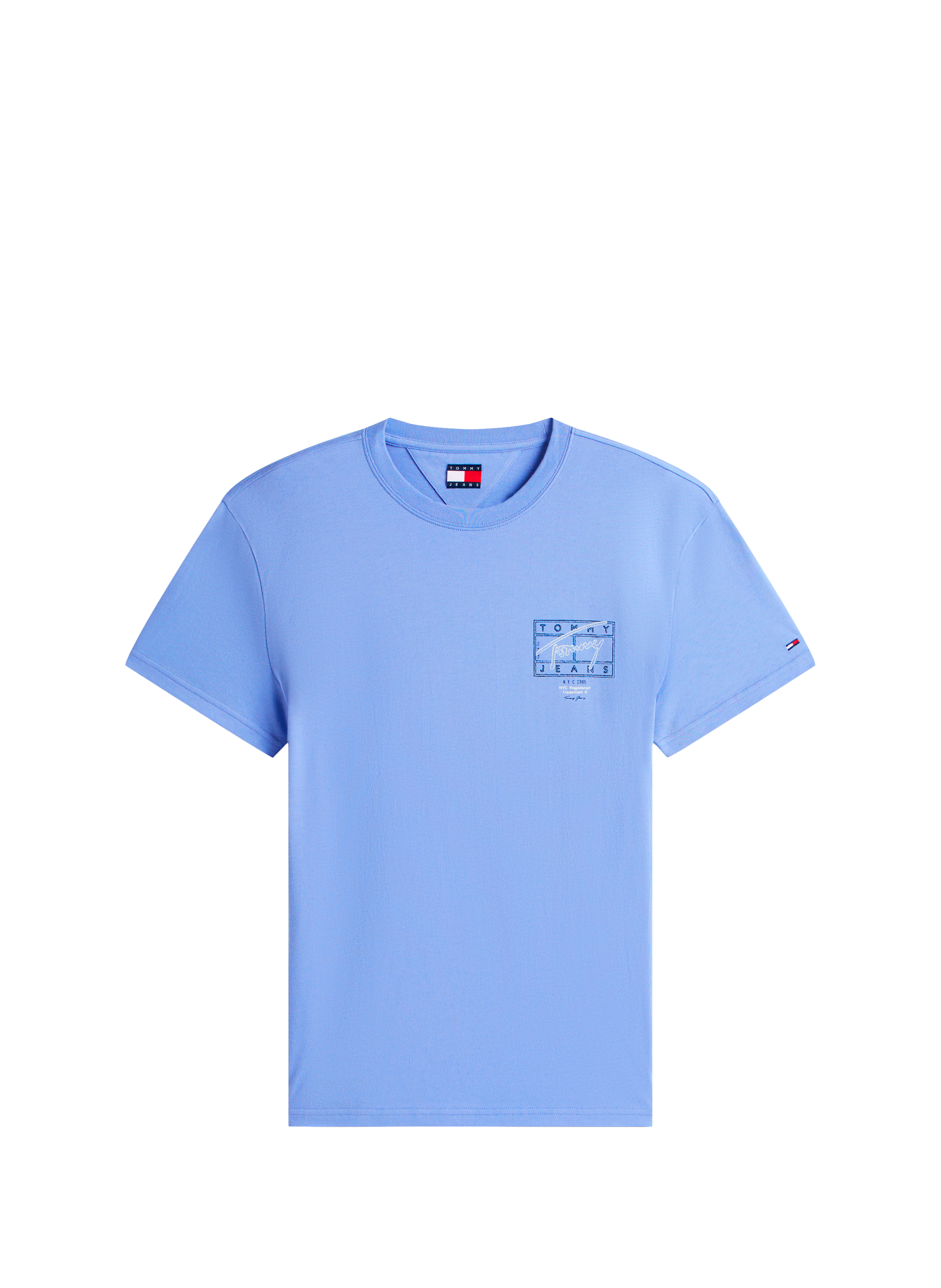 Short-Sleeve Cotton T-Shirt  TOMMY HILFIGER Blue