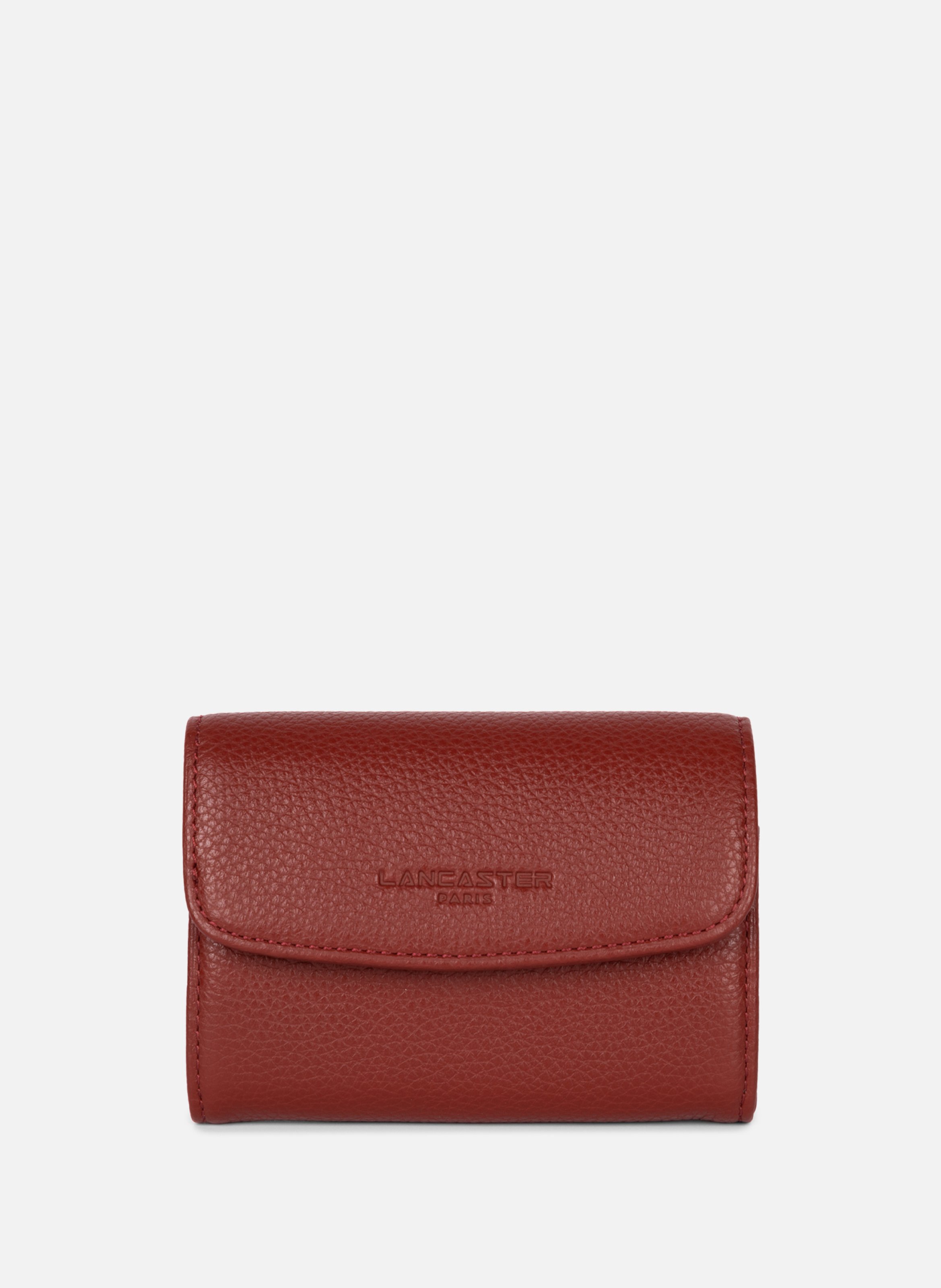 LANCASTER Portefeuille - foulonné pm Rouge