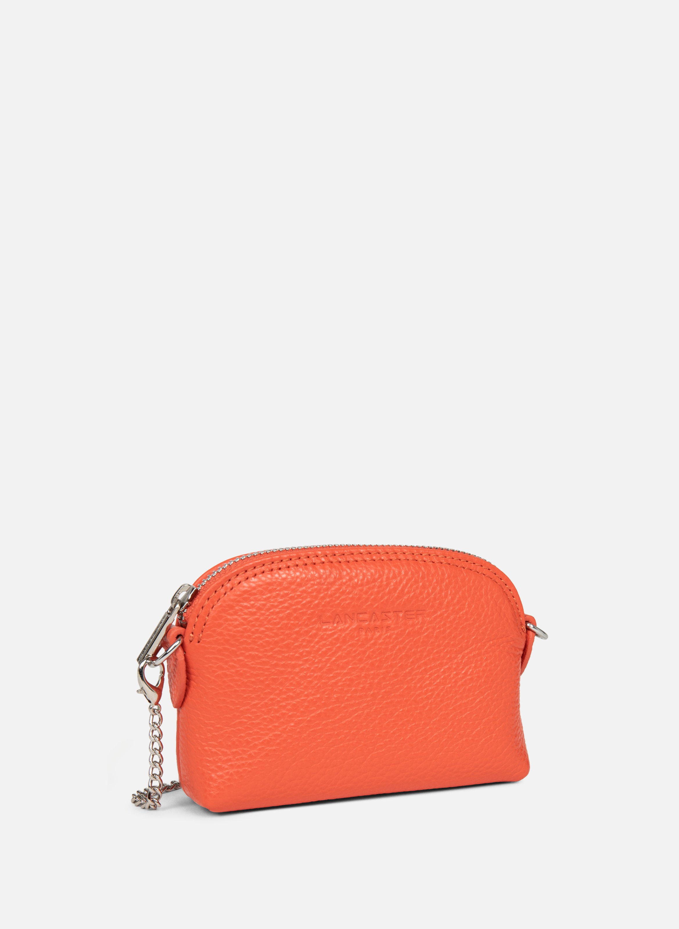Small coin purse - Foulonné PM LANCASTER Orange