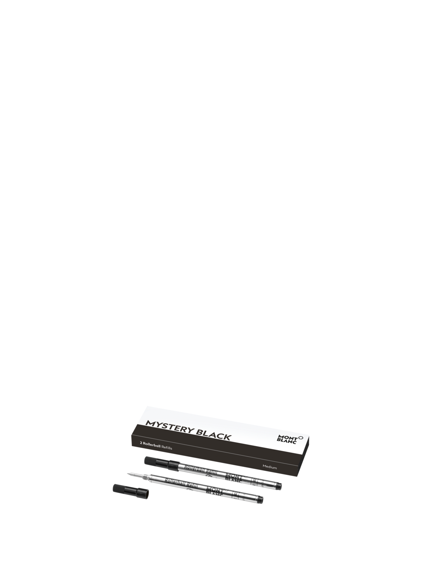 3x Refills for Small Ballpoint Pen MONTBLANC Black