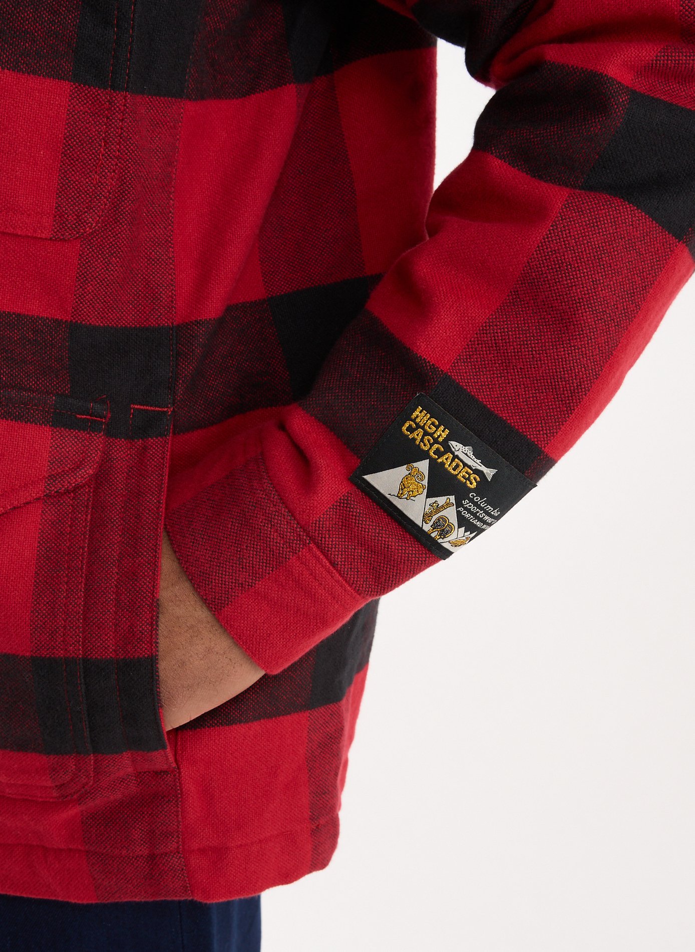 Chemise à carreaux COLUMBIA Rouge