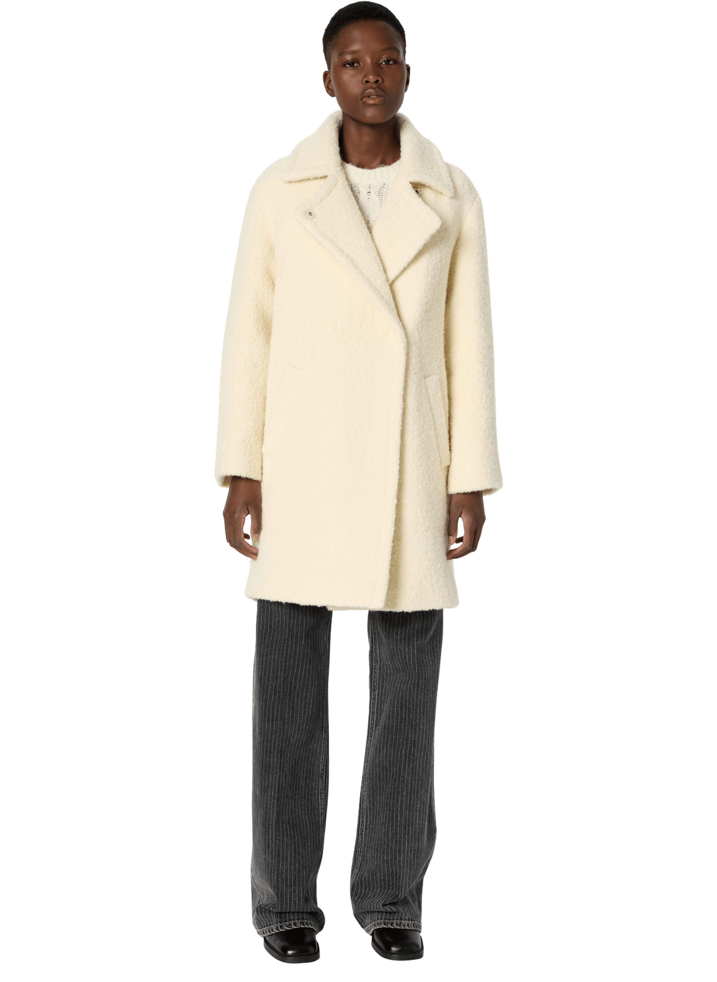 Manteau ample en laine bouclette - maiwenn GERARD DAREL Beige
