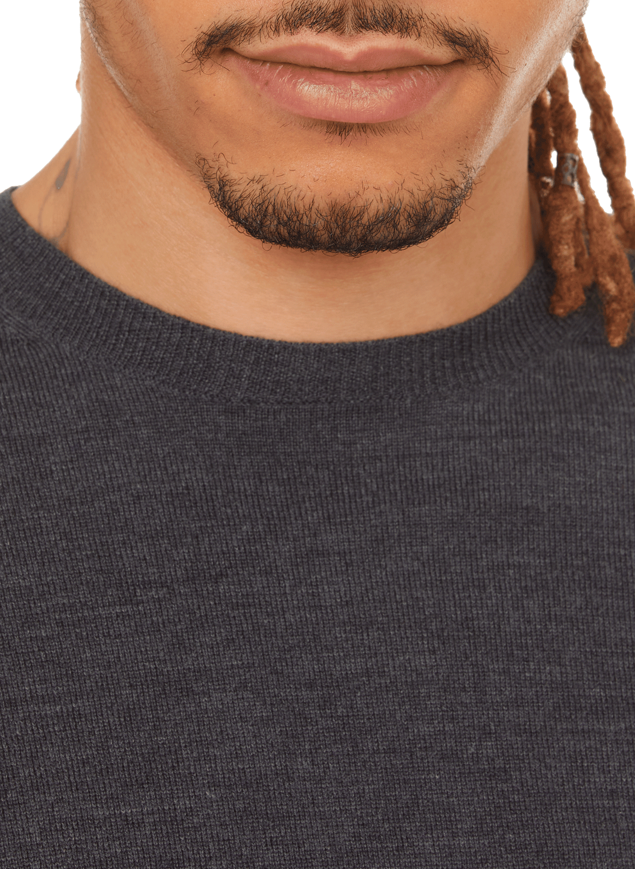 Pull en laine mérinos AU PRINTEMPS PARIS Gris