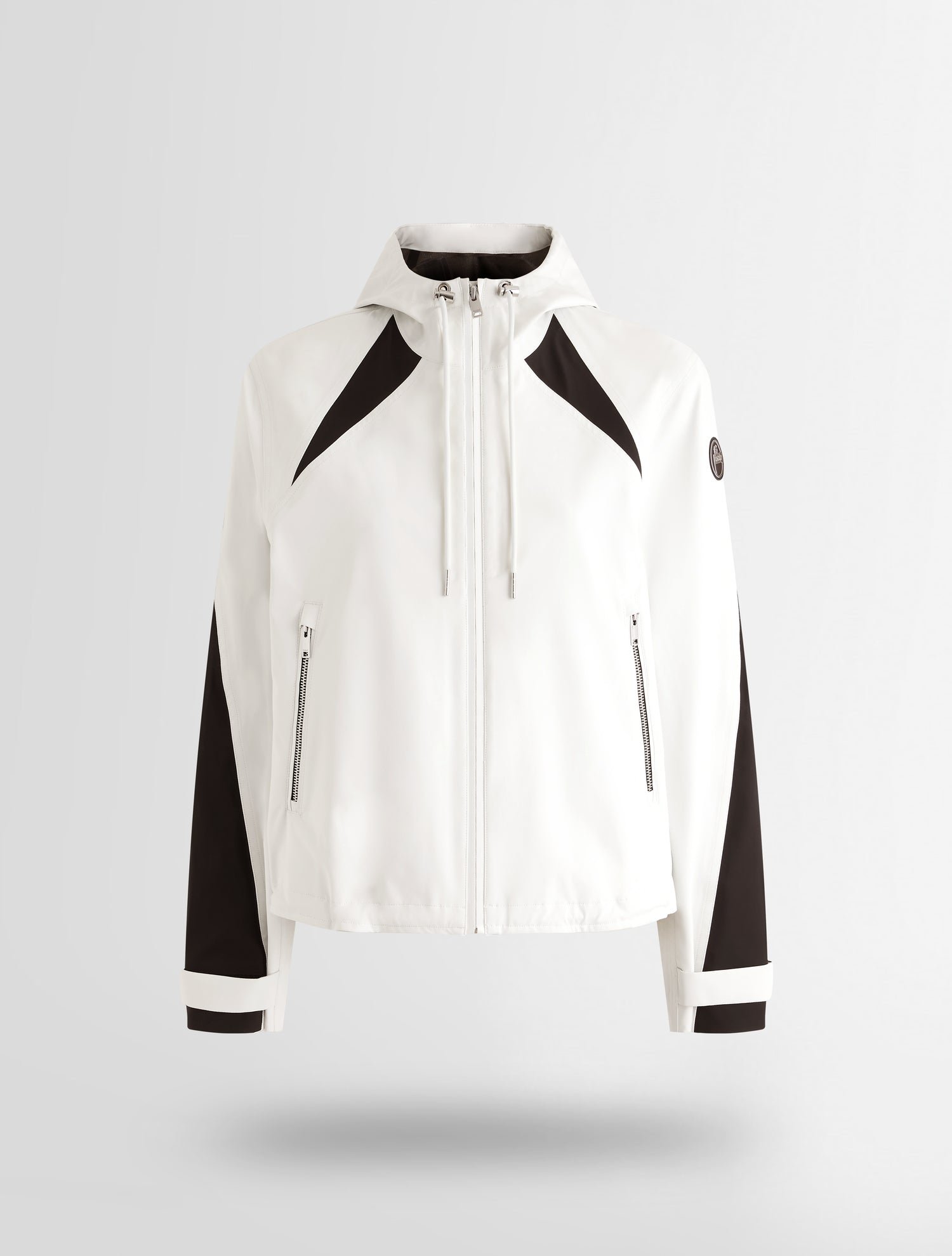 Blouson kasima col capuche coupe regular FUSALP Blanc