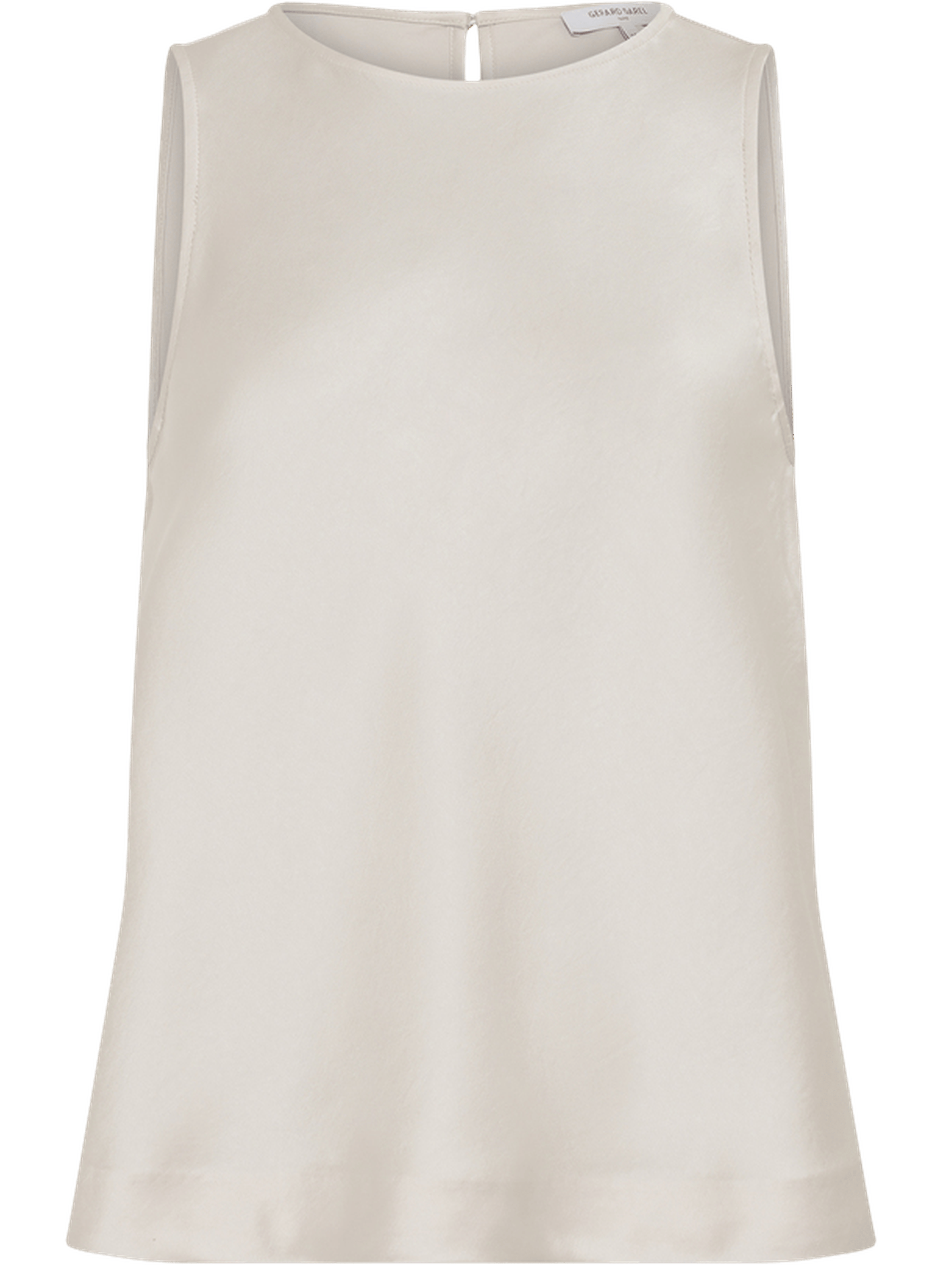Top sans manche en satin - callista GERARD DAREL Beige