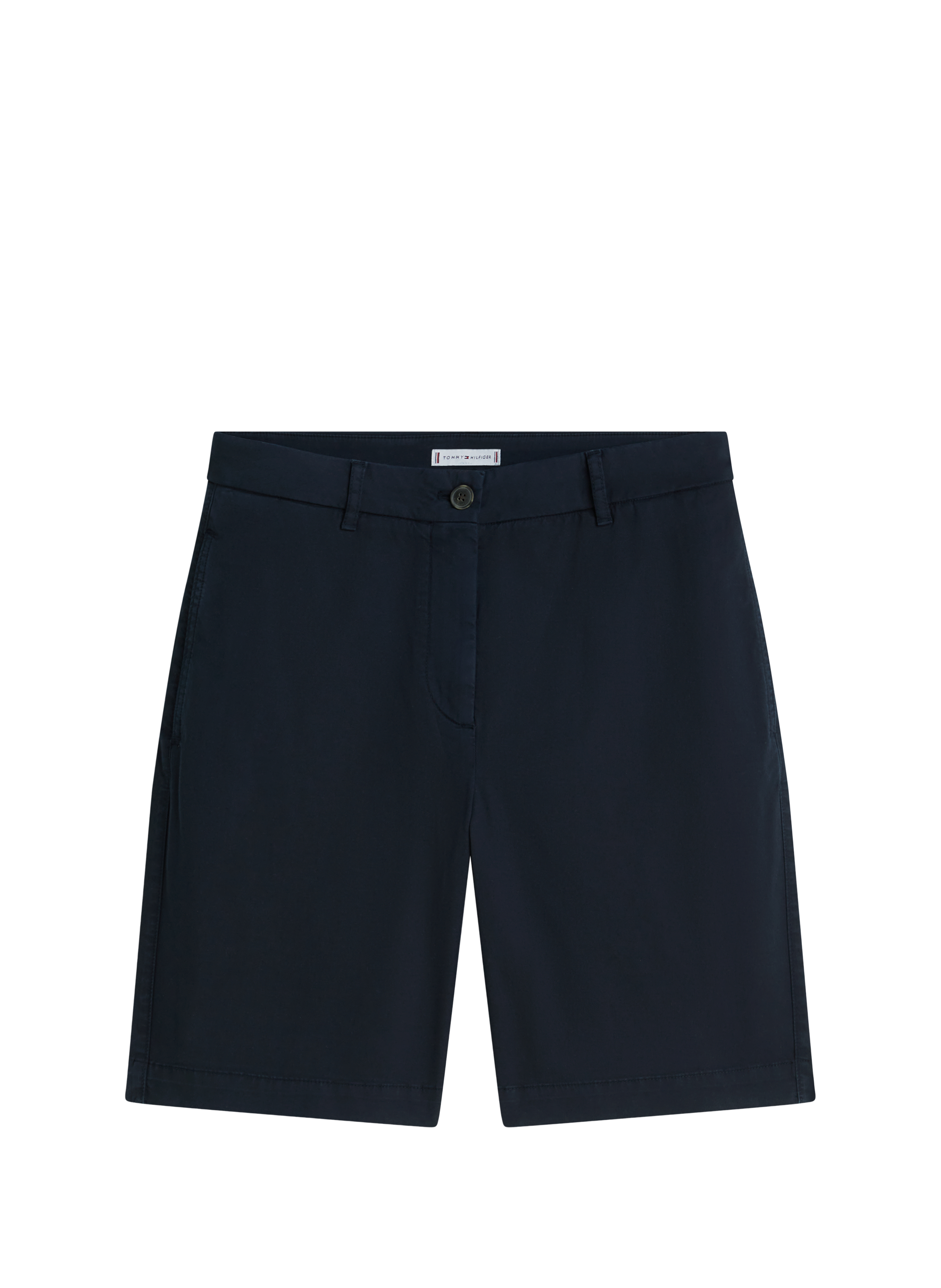 Short droit en coton mélangé TOMMY HILFIGER Bleu
